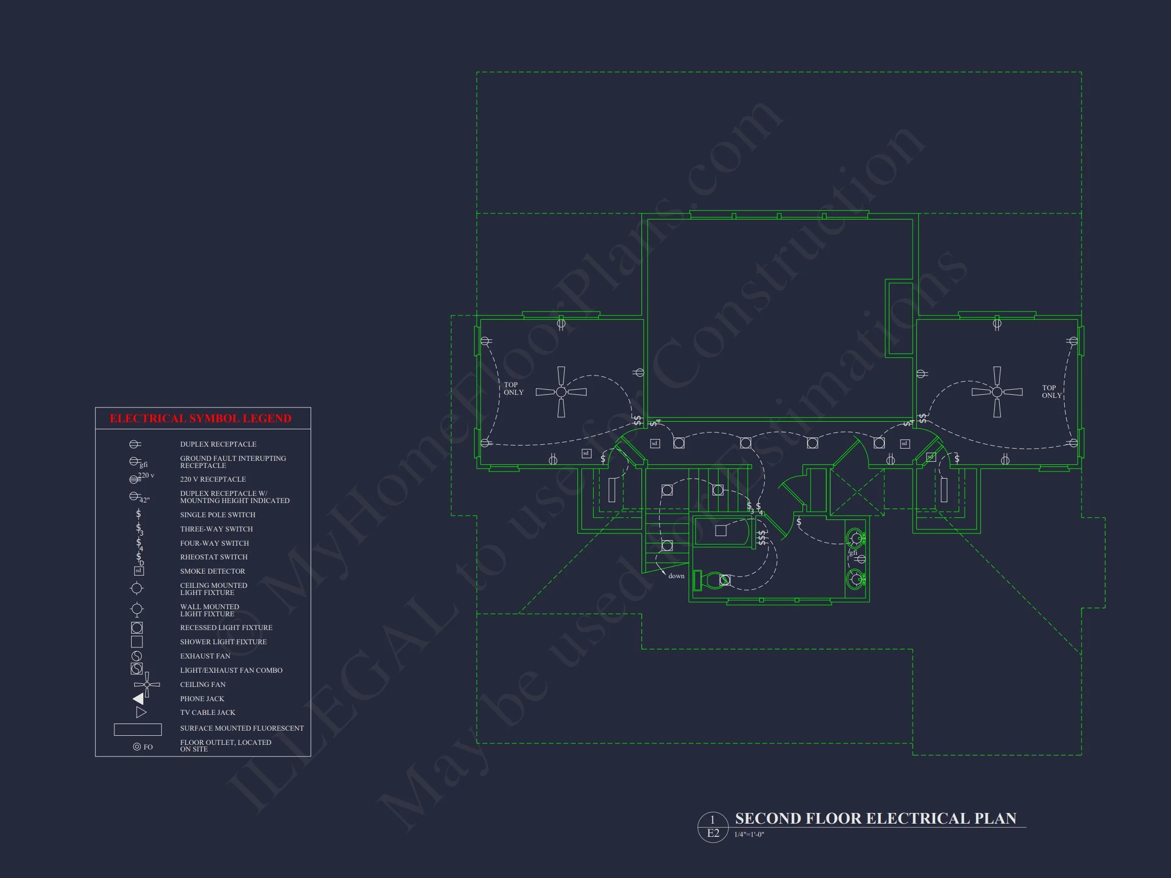 18-1197 HOUSE PLAN - Modern Coastal House Plan with CAD-Designed Architectural Floors 10 Modern Coastal house Plan with CAD-Designed Architectural Floors