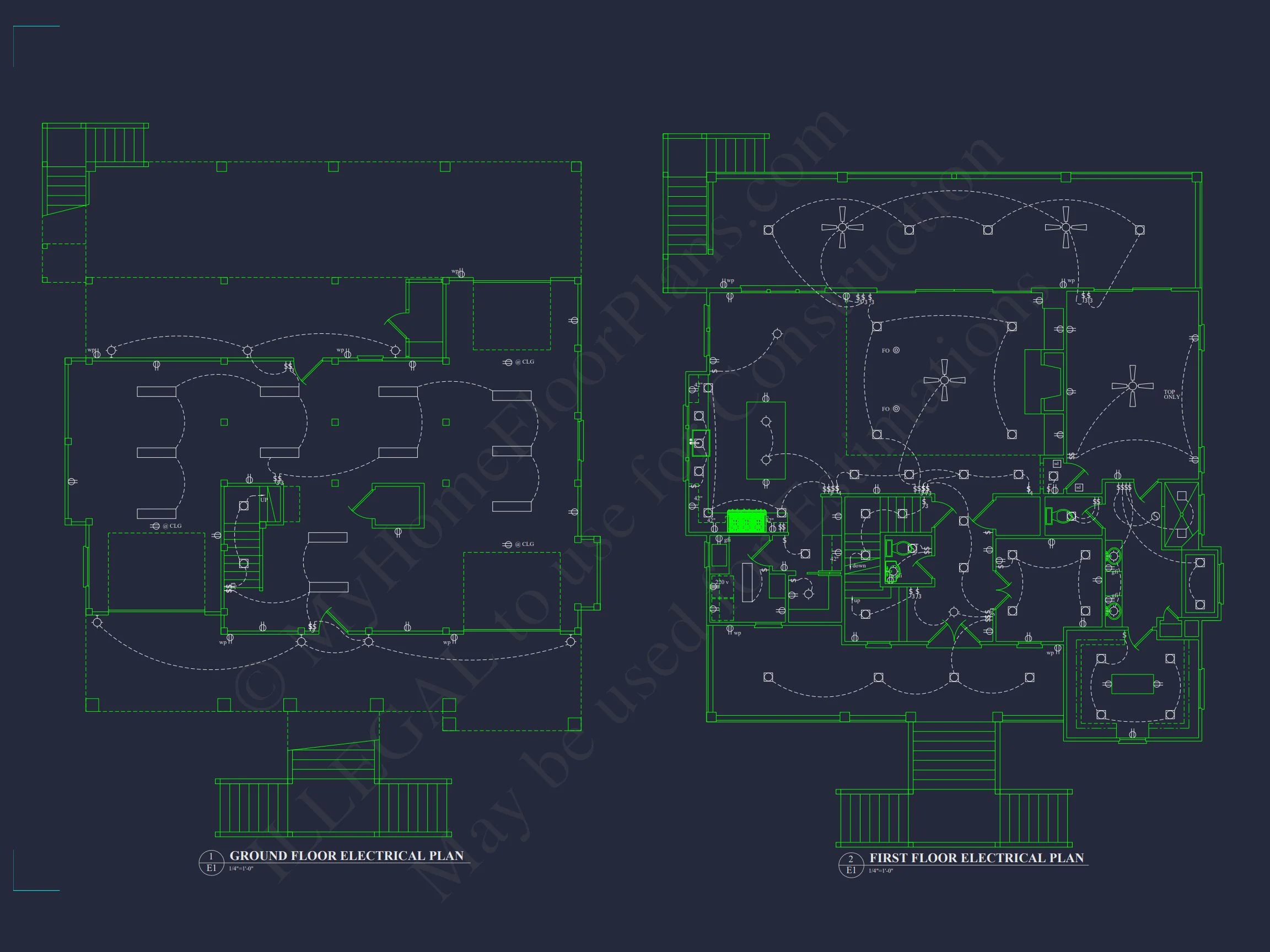 18-1197 HOUSE PLAN - Modern Coastal House Plan with CAD-Designed Architectural Floors 9 Modern Coastal house Plan with CAD-Designed Architectural Floors