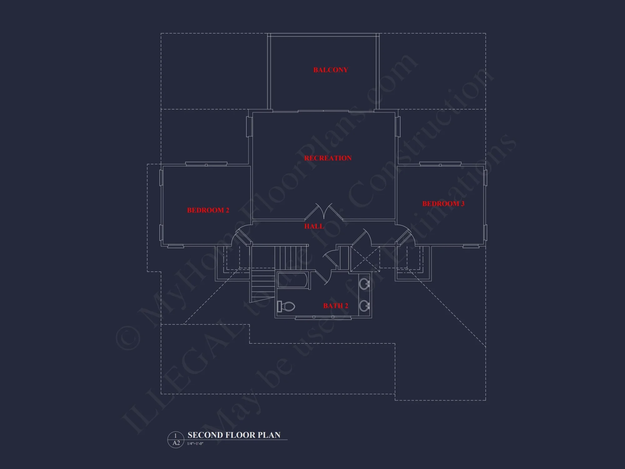 Modern Coastal house Plan with CAD-Designed Architectural Floors