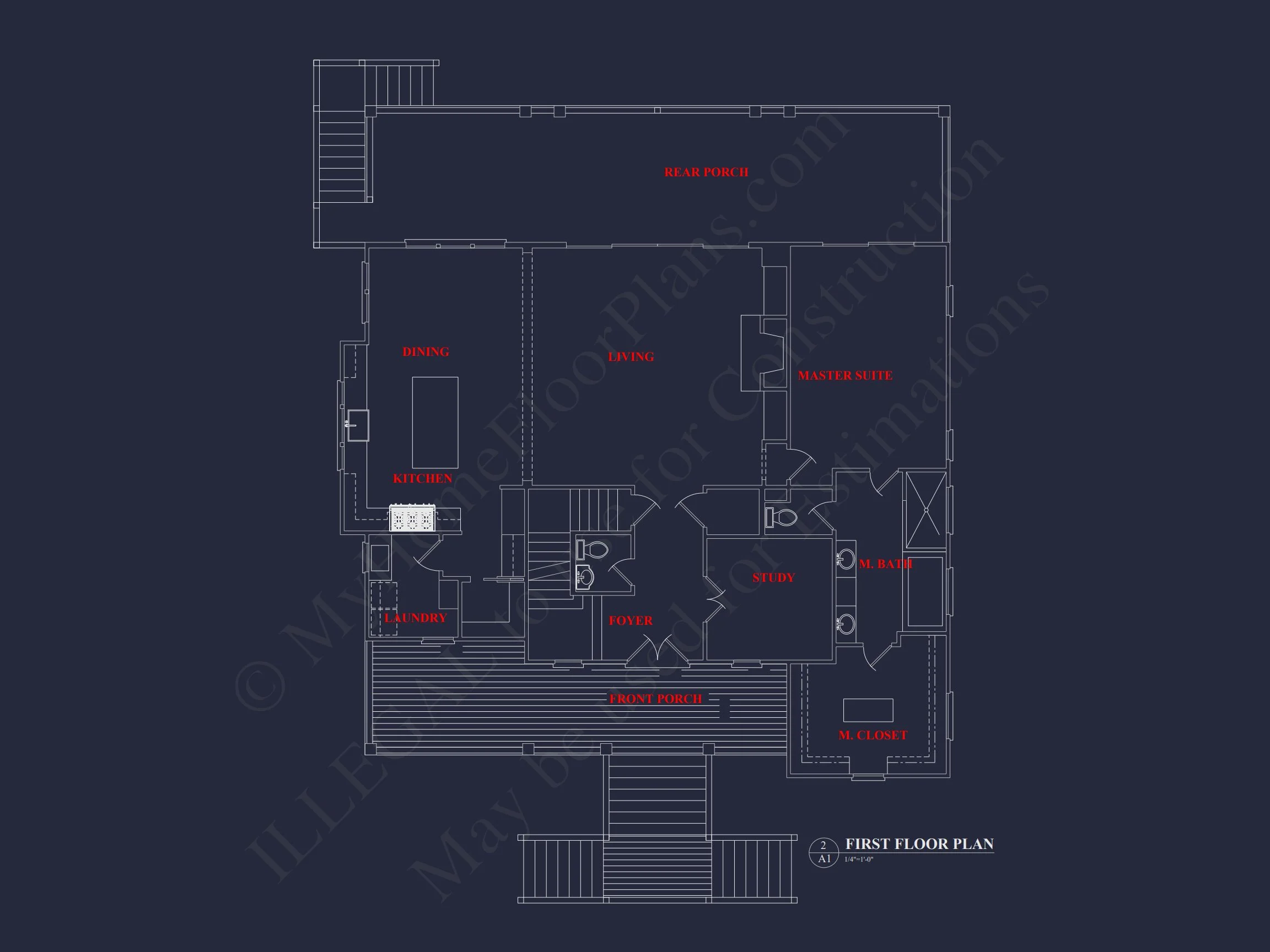 18-1197 HOUSE PLAN - Modern Coastal House Plan with CAD-Designed Architectural Floors 5 Modern Coastal house Plan with CAD-Designed Architectural Floors