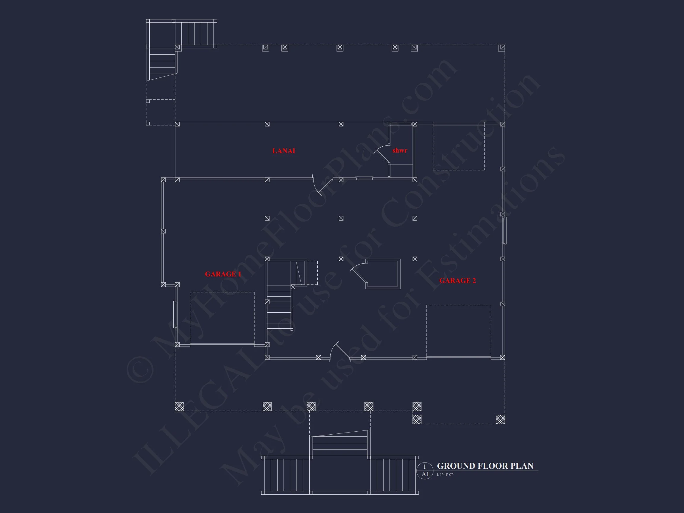 18-1197 HOUSE PLAN - Modern Coastal House Plan with CAD-Designed Architectural Floors 4 Modern Coastal house Plan with CAD-Designed Architectural Floors