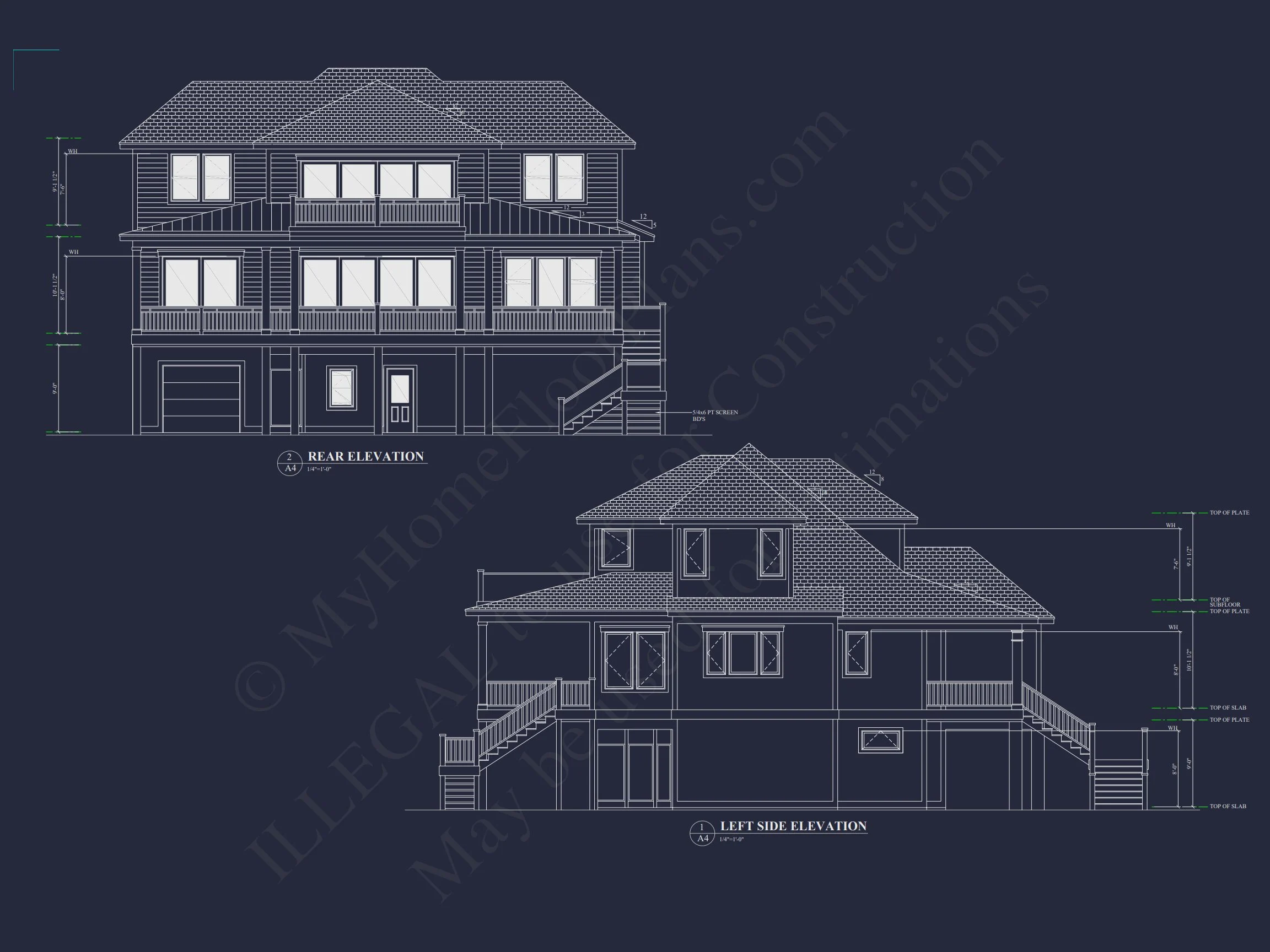 18-1197 HOUSE PLAN - Modern Coastal House Plan with CAD-Designed Architectural Floors 3 Modern Coastal house Plan with CAD-Designed Architectural Floors