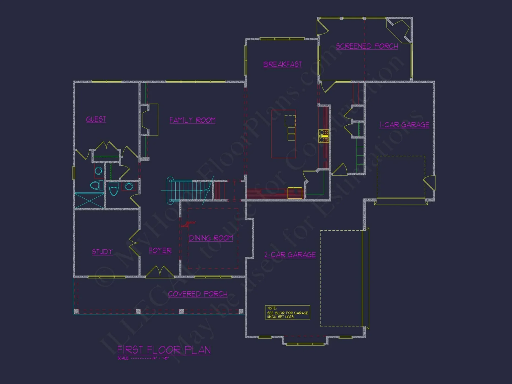 Elegant house Plan with Detailed Blueprint, CAD, and Architecture Designs