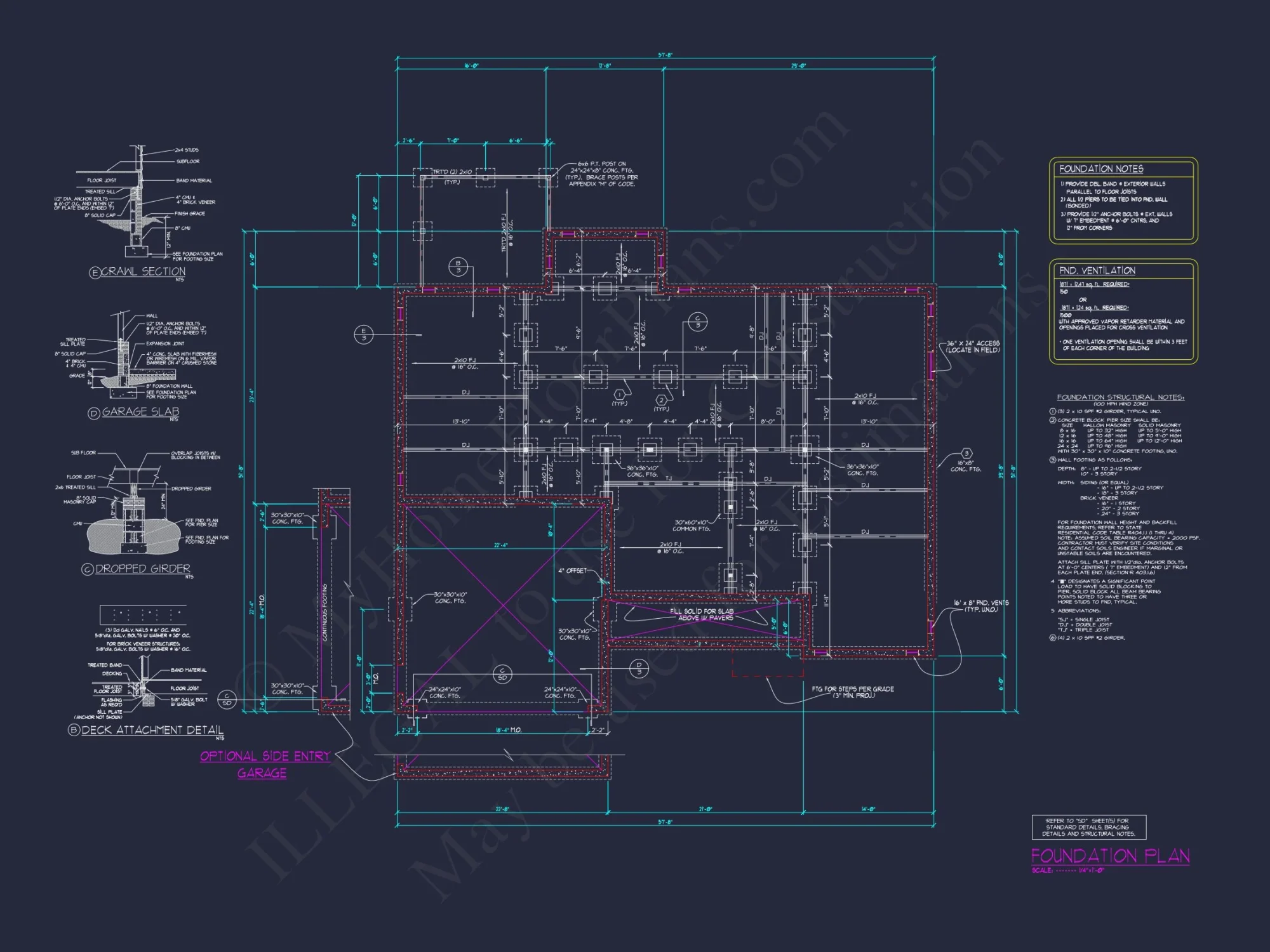 Traditional Craftsman house Plan with Spacious Floor Designs
