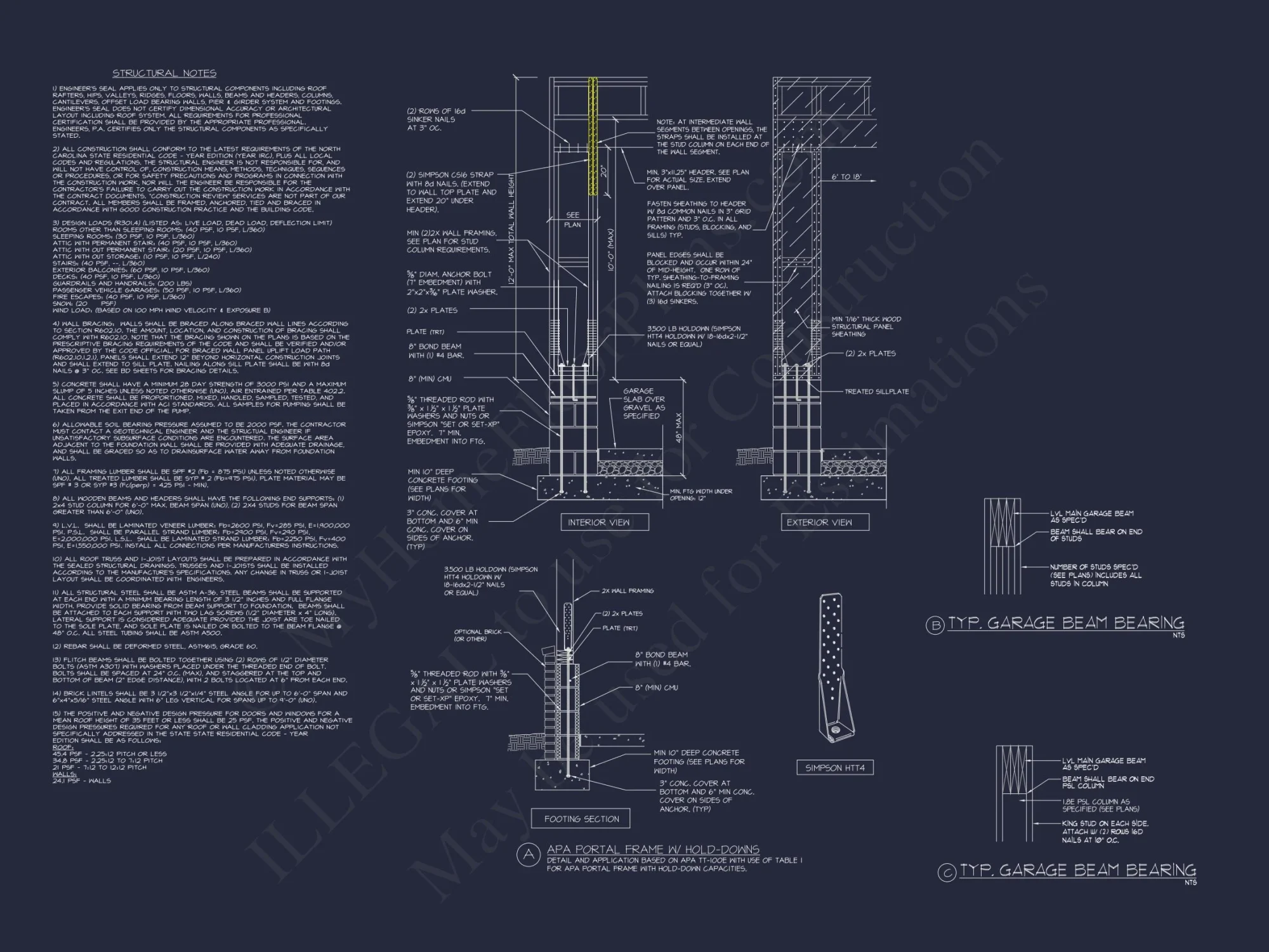 house Plan with 2 Floors, 4 Beds, CAD Blueprint & Designs