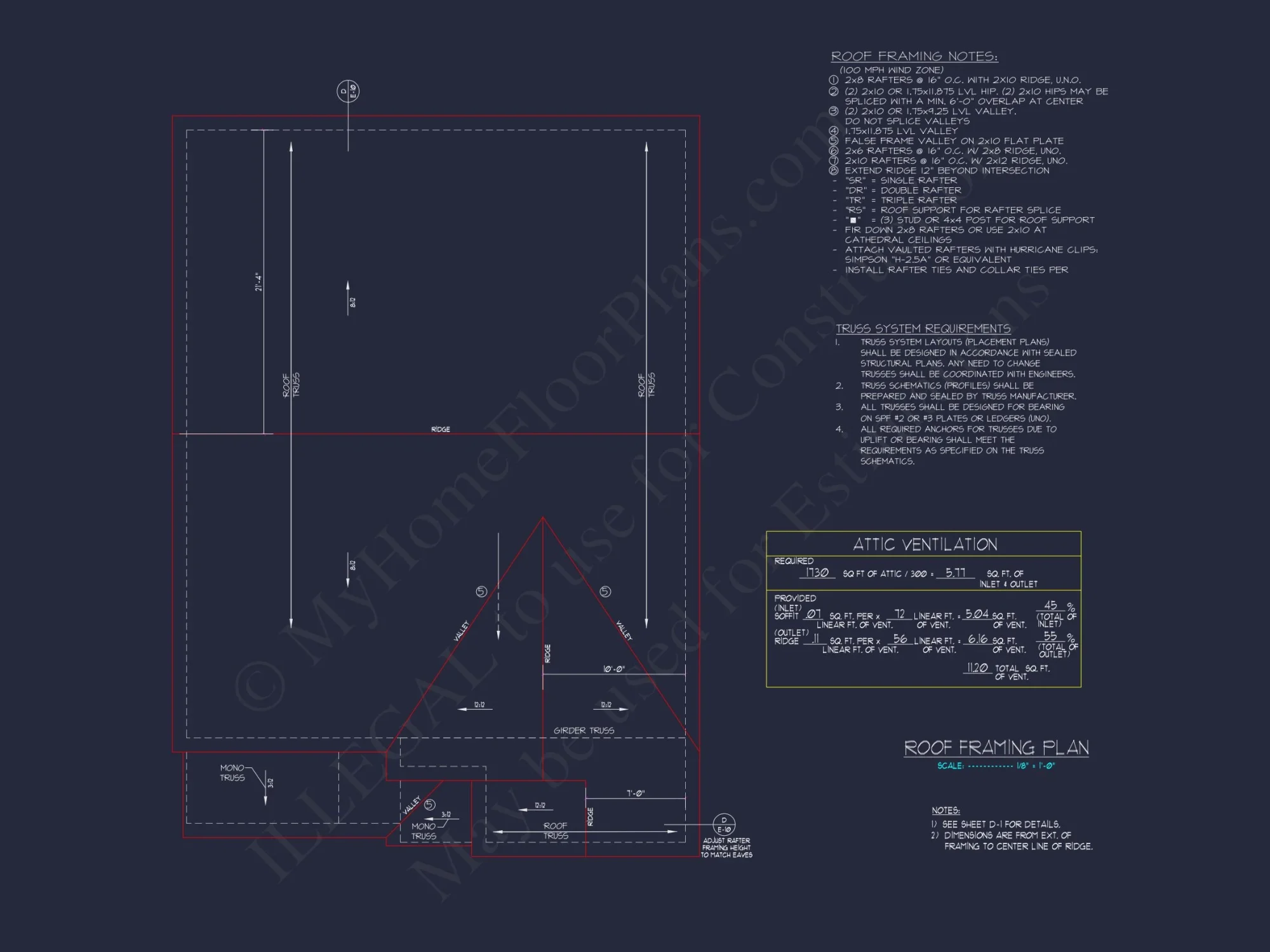 house Plan with 2 Floors, 4 Beds, CAD Blueprint & Designs