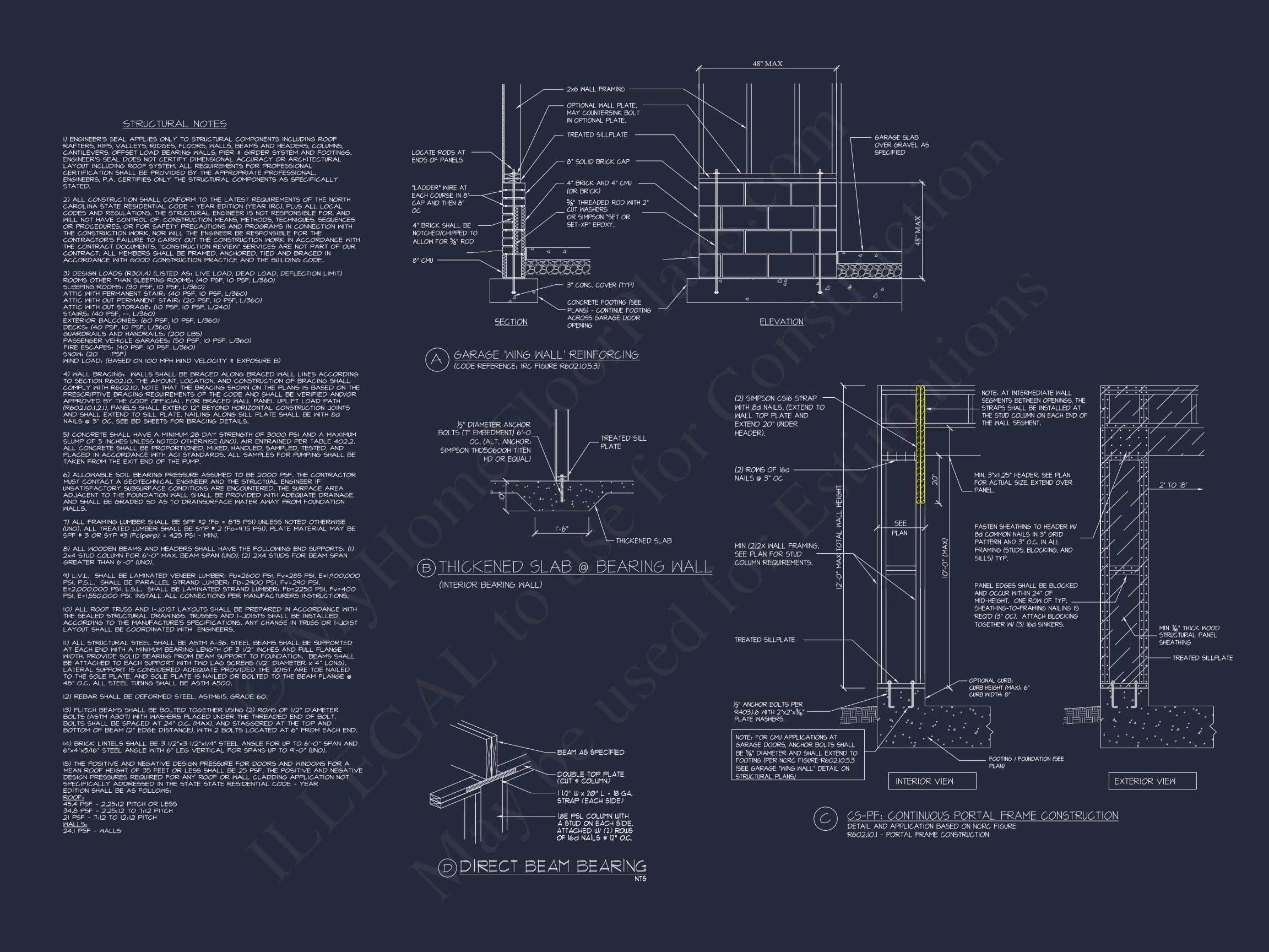 18-1147 HOUSE PLAN - Modern House Design with 2-Story CAD Floor Plans and Details 14 Modern house Design with 2-Story CAD Floor Plans and Details
