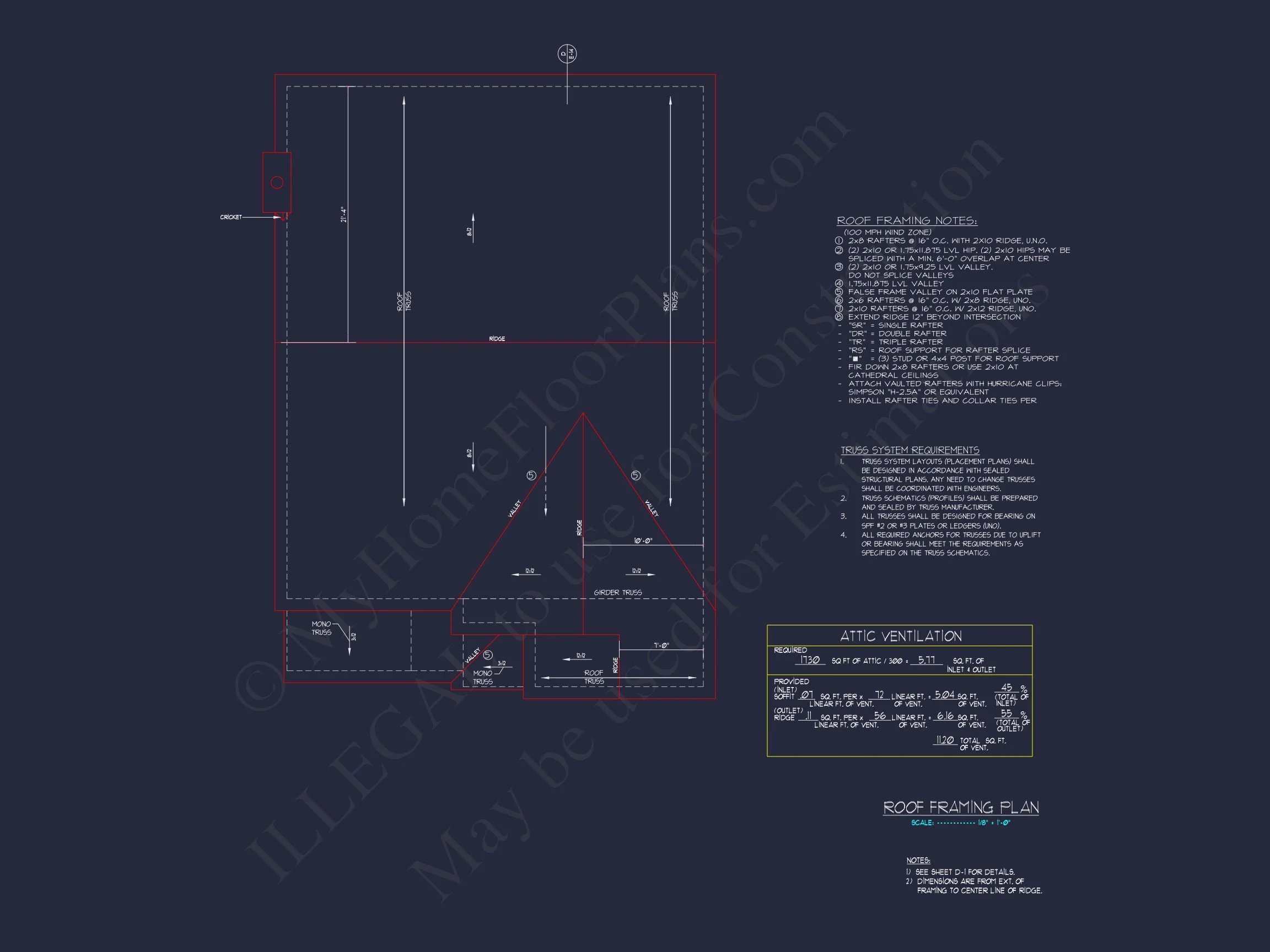 18-1147 HOUSE PLAN - Modern House Design with 2-Story CAD Floor Plans and Details 13 Modern house Design with 2-Story CAD Floor Plans and Details