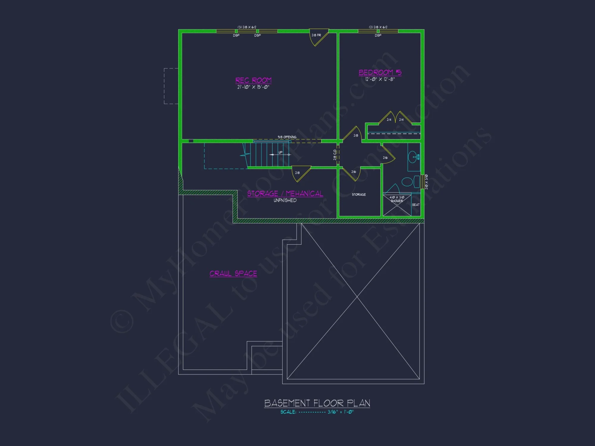 Modern house Design with 2-Story CAD Floor Plans and Details