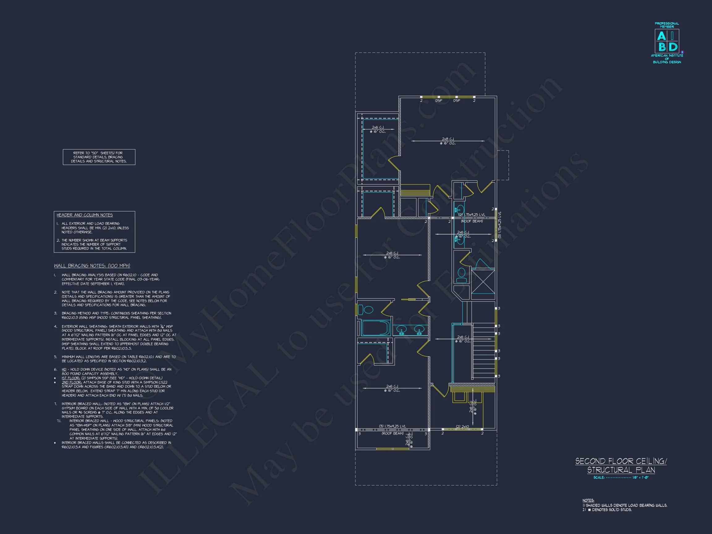 18-1098 HOUSE PLAN - Craftsman House Plan with 2 Floors, Open Floor Plan, and CAD Designs 9 Craftsman house Plan with 2 Floors, Open Floor Plan, and CAD Designs