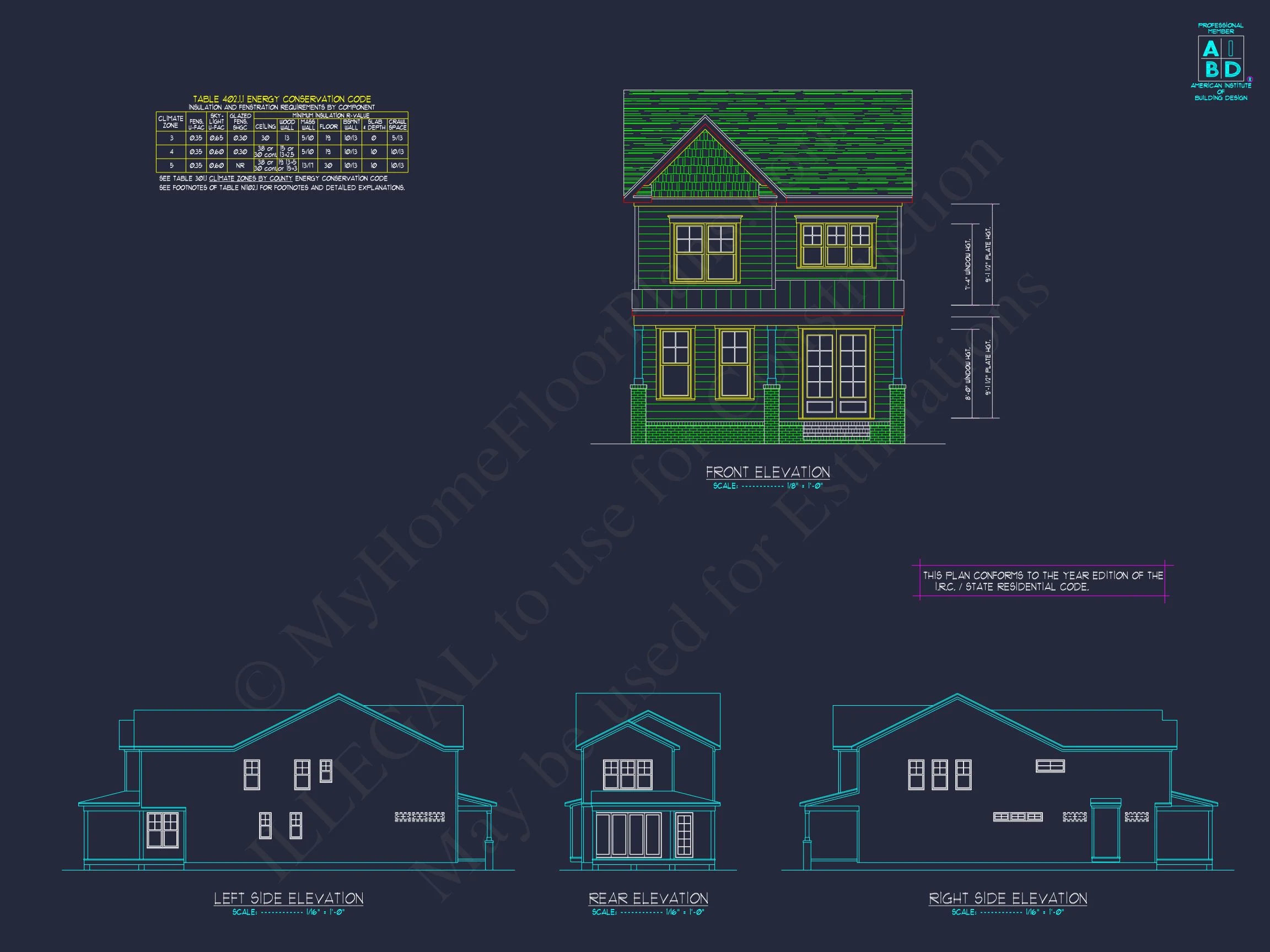 18-1098 HOUSE PLAN - Craftsman House Plan with 2 Floors, Open Floor Plan, and CAD Designs 2 Craftsman house Plan with 2 Floors, Open Floor Plan, and CAD Designs