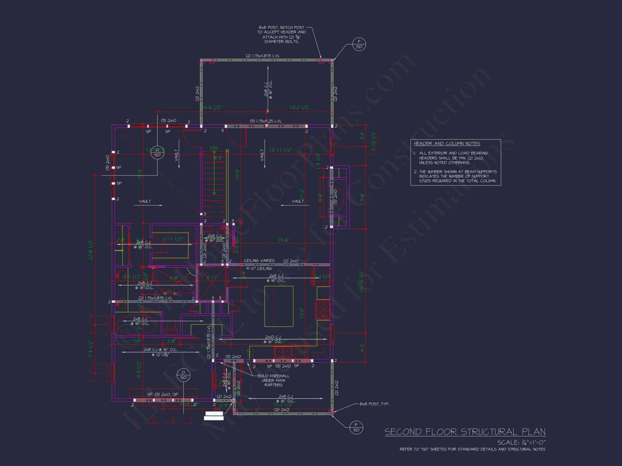 Elegant house Plan with CAD Floor Designs and Architectural Blueprint