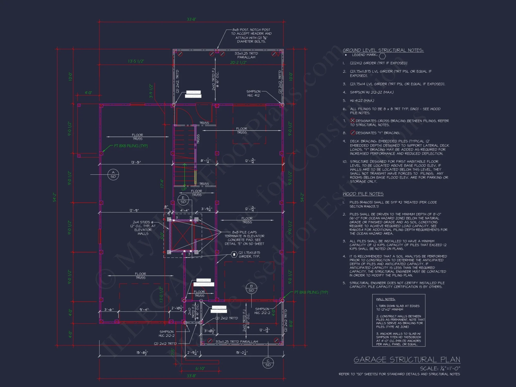 Elegant house Plan with CAD Floor Designs and Architectural Blueprint