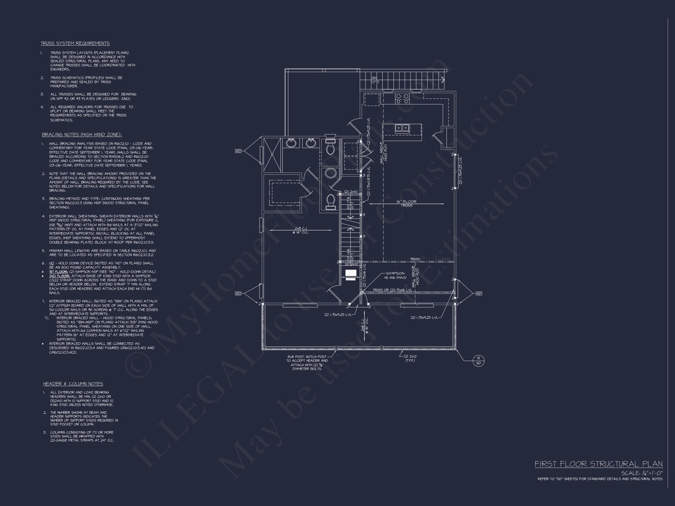 Stylish 3-Story Coastal house Plan with CAD Blueprint Designs