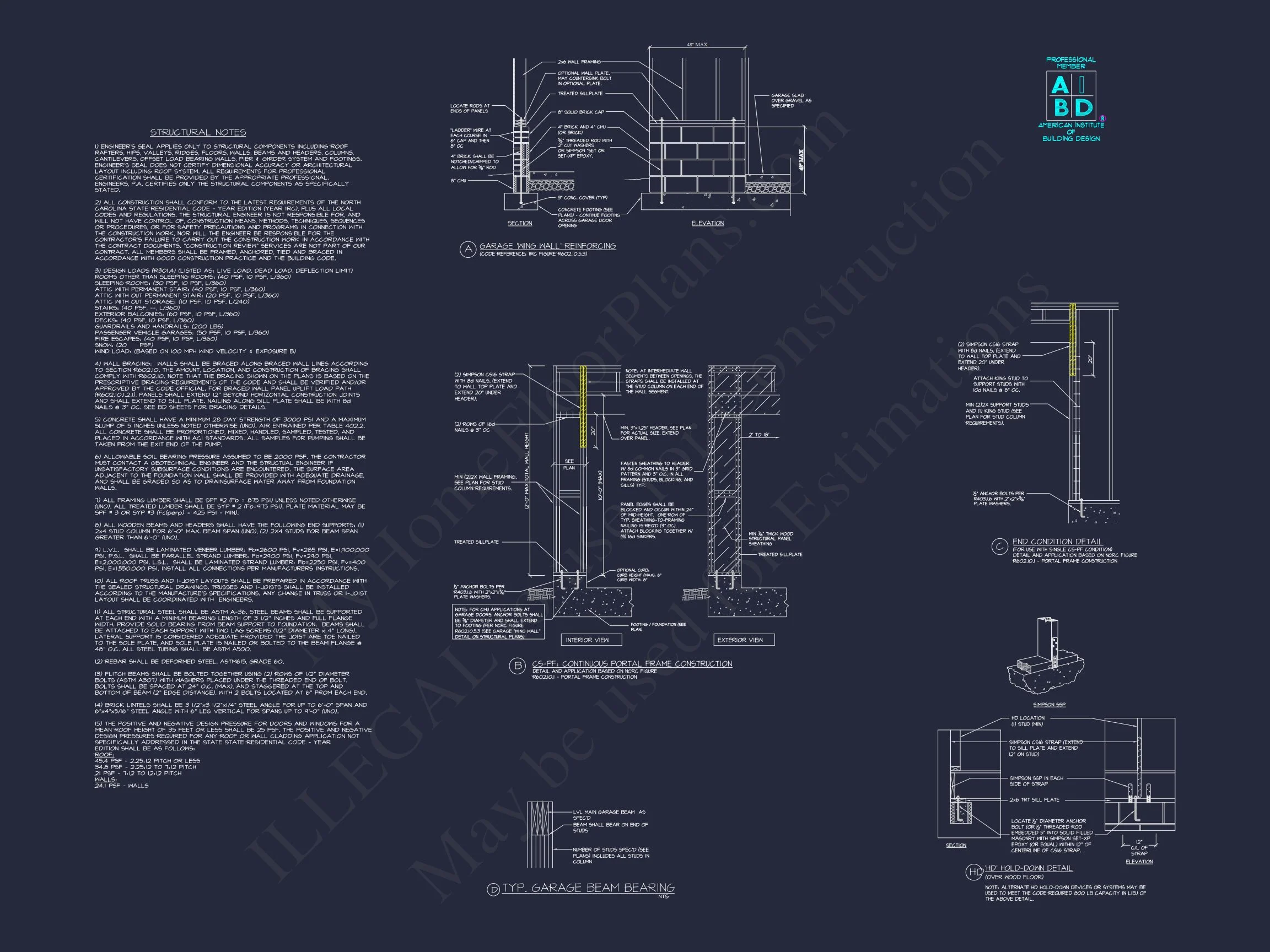 18-1019 HOUSE PLAN - Craftsman Floor Plan with Bonus Room, CAD Blueprint & Designs 12 Craftsman Floor Plan with Bonus Room, CAD Blueprint & Designs