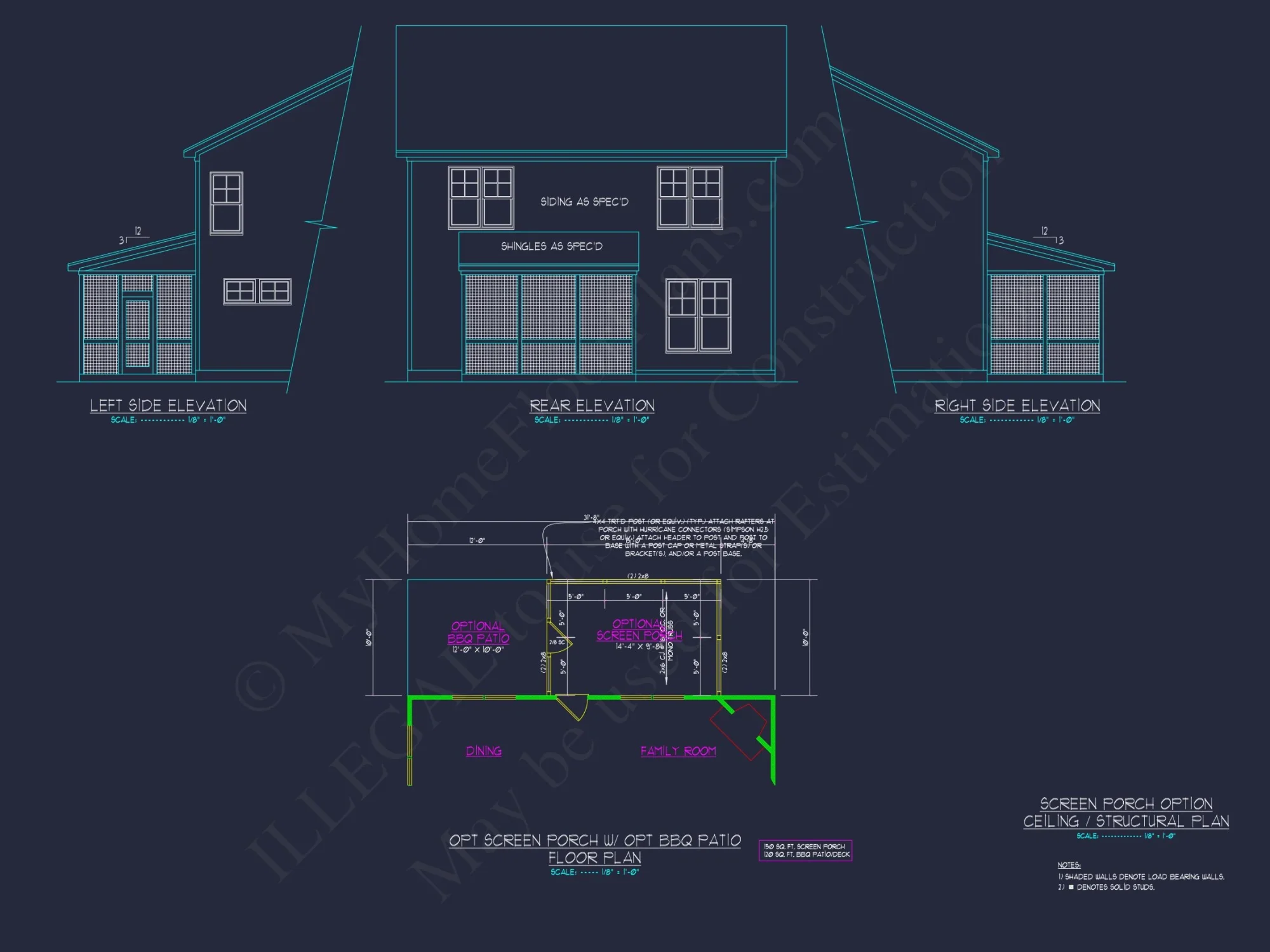 Traditional Craftsman house Plan with Spacious Floor Designs