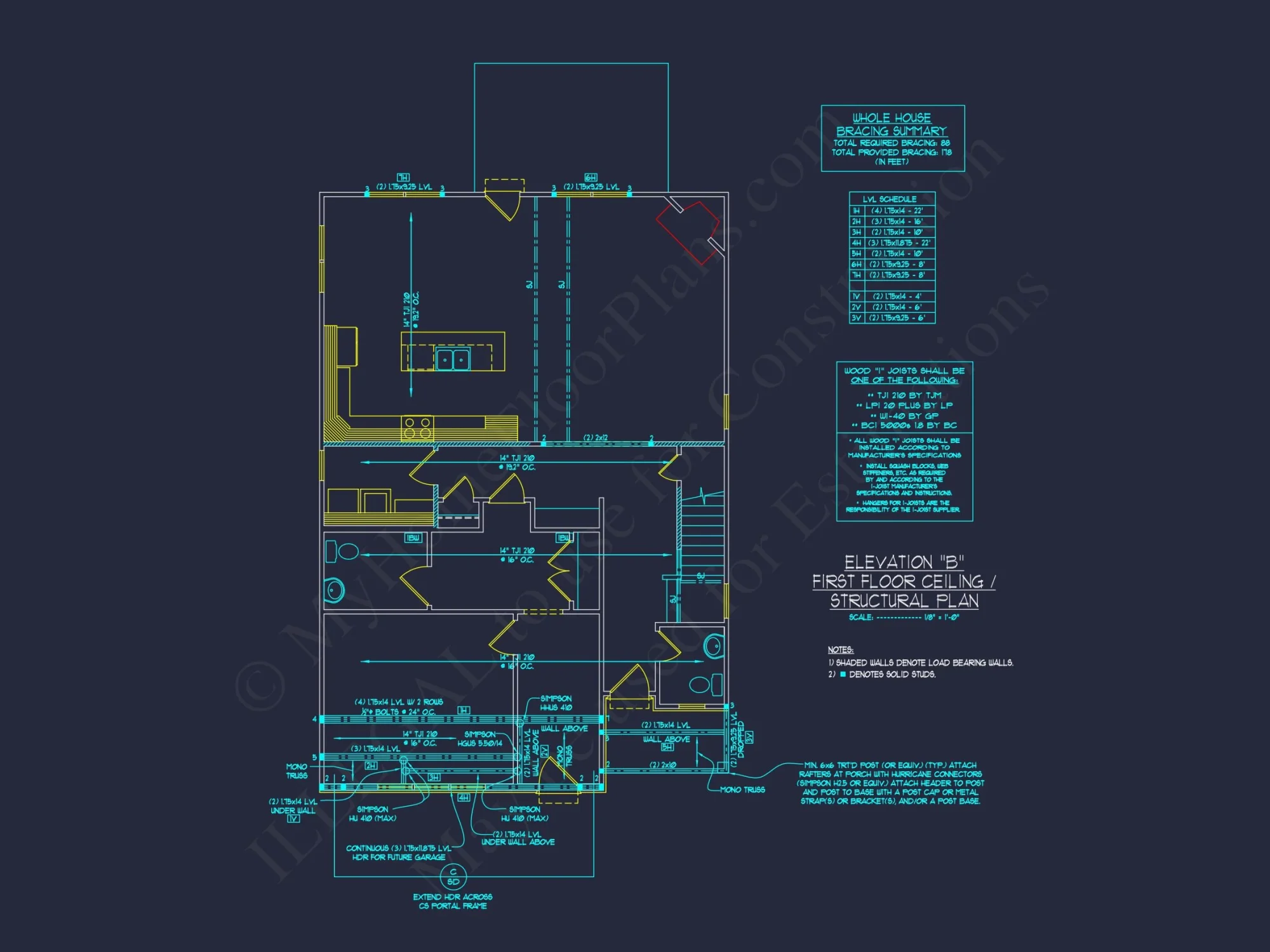 Traditional Craftsman house Plan with Spacious Floor Designs