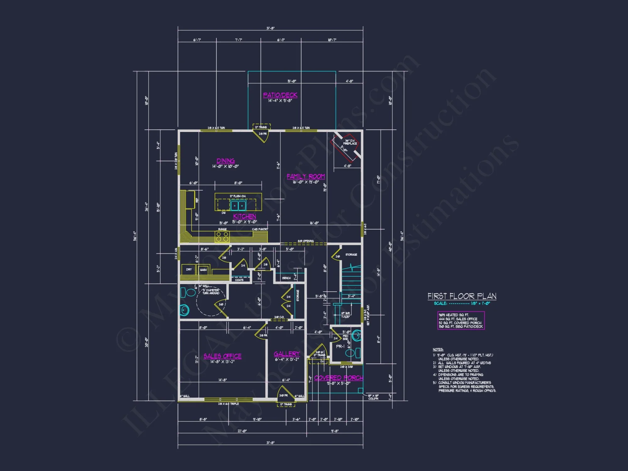 Traditional Craftsman house Plan with Spacious Floor Designs