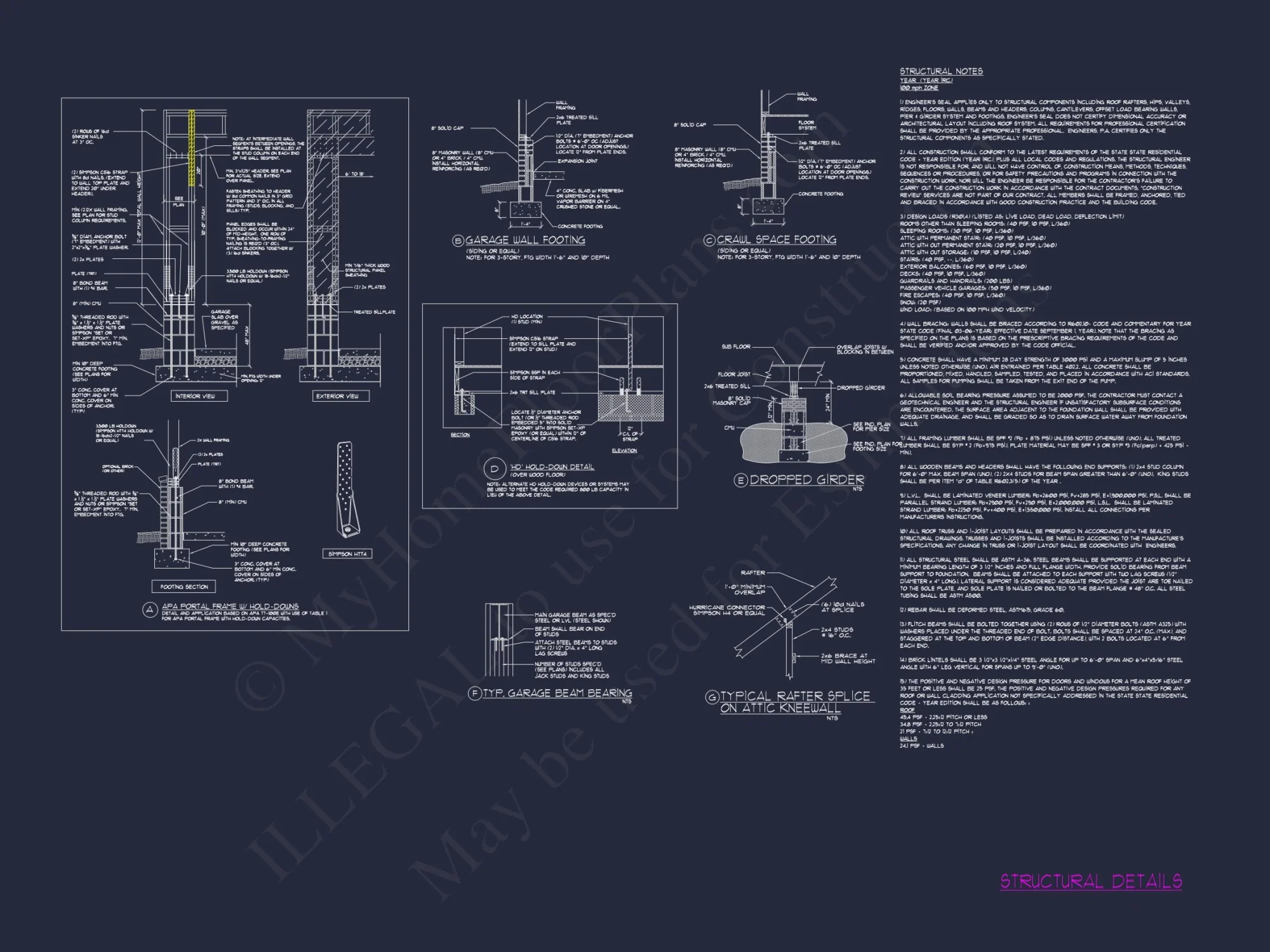Craftsman house Plan with 4 Bedrooms, Blueprint, & CAD Designs