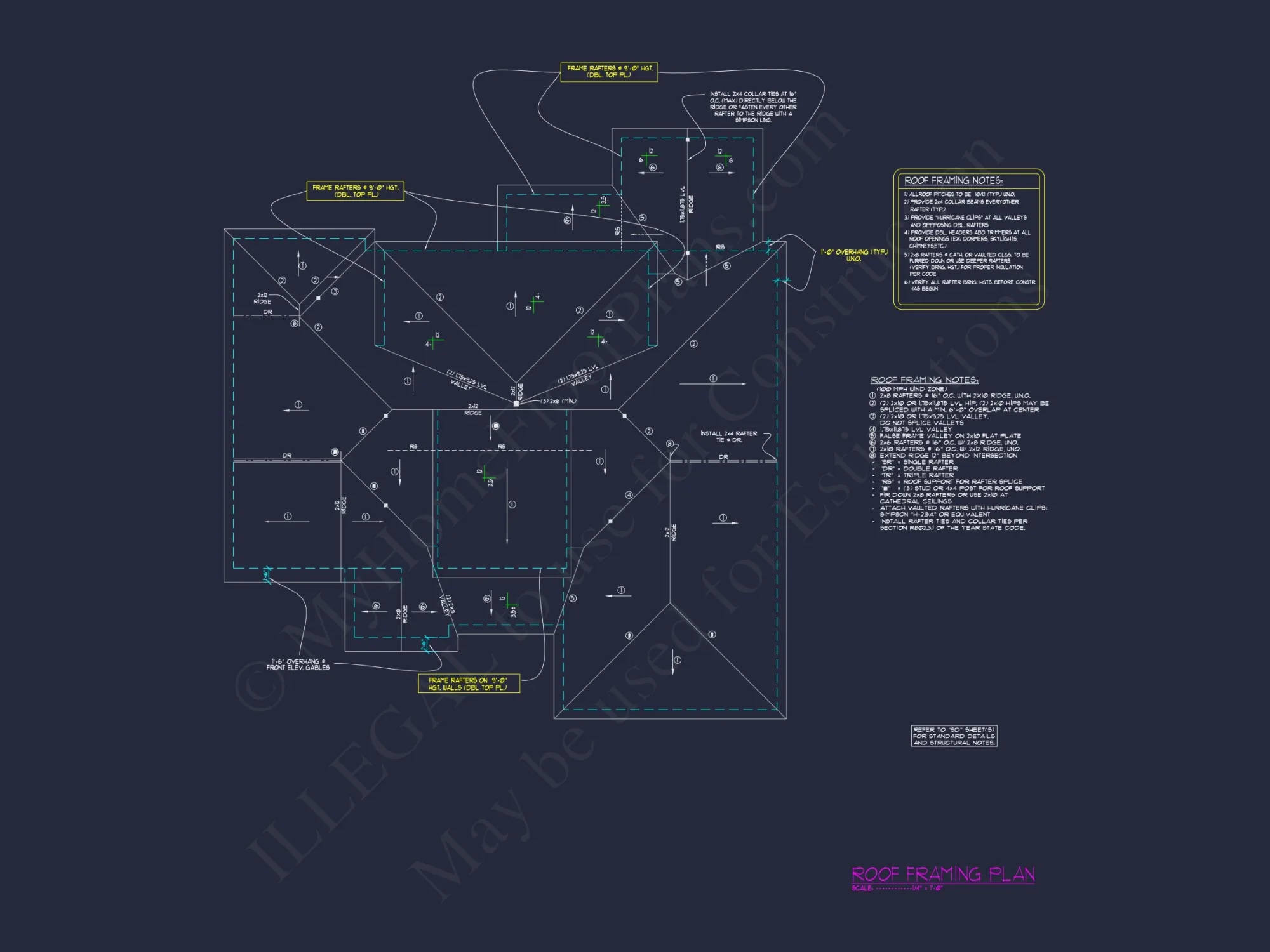 Craftsman house Plan with 4 Bedrooms, Blueprint, & CAD Designs