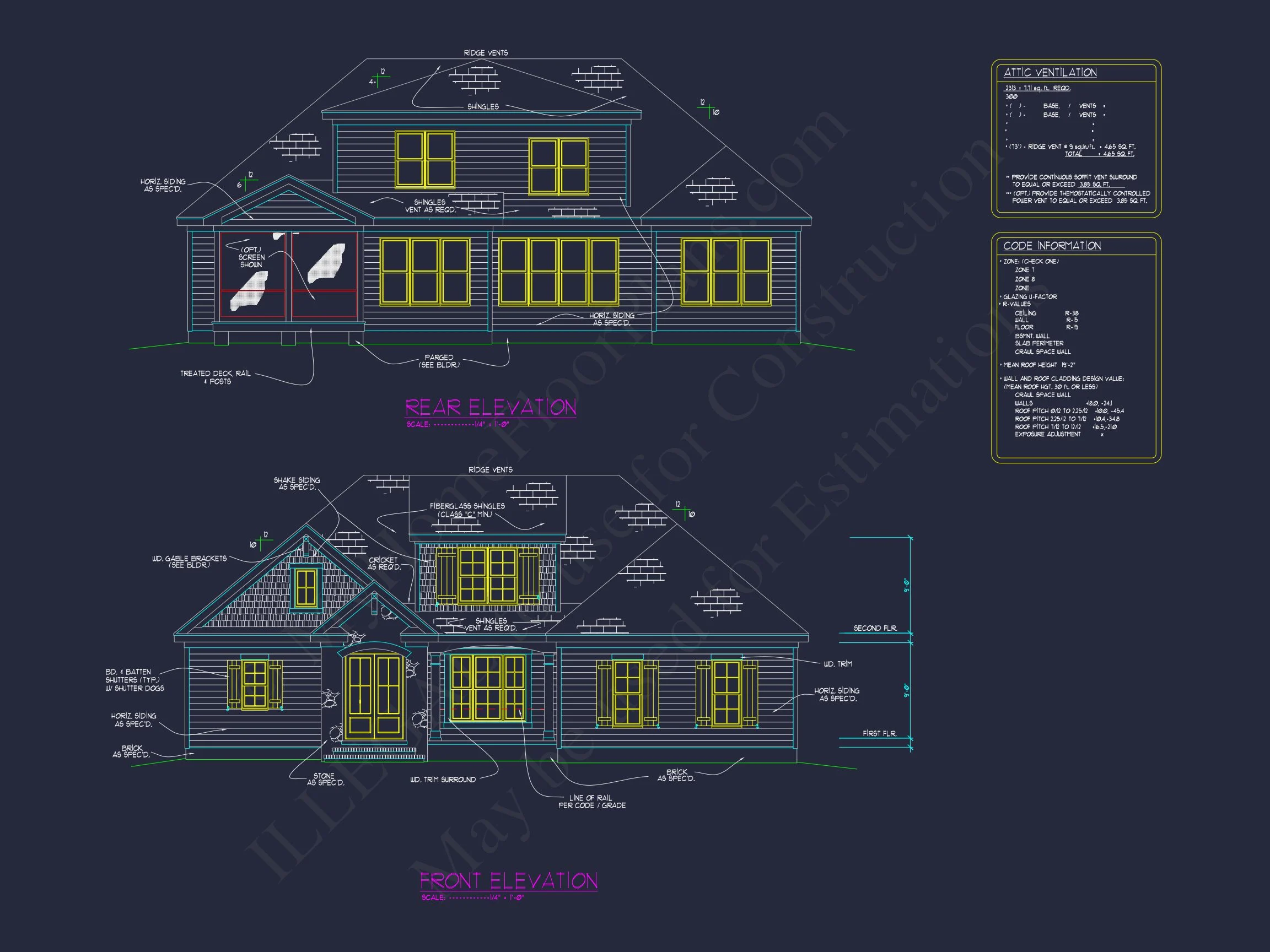 Craftsman house Plan with 4 Bedrooms, Blueprint, & CAD Designs