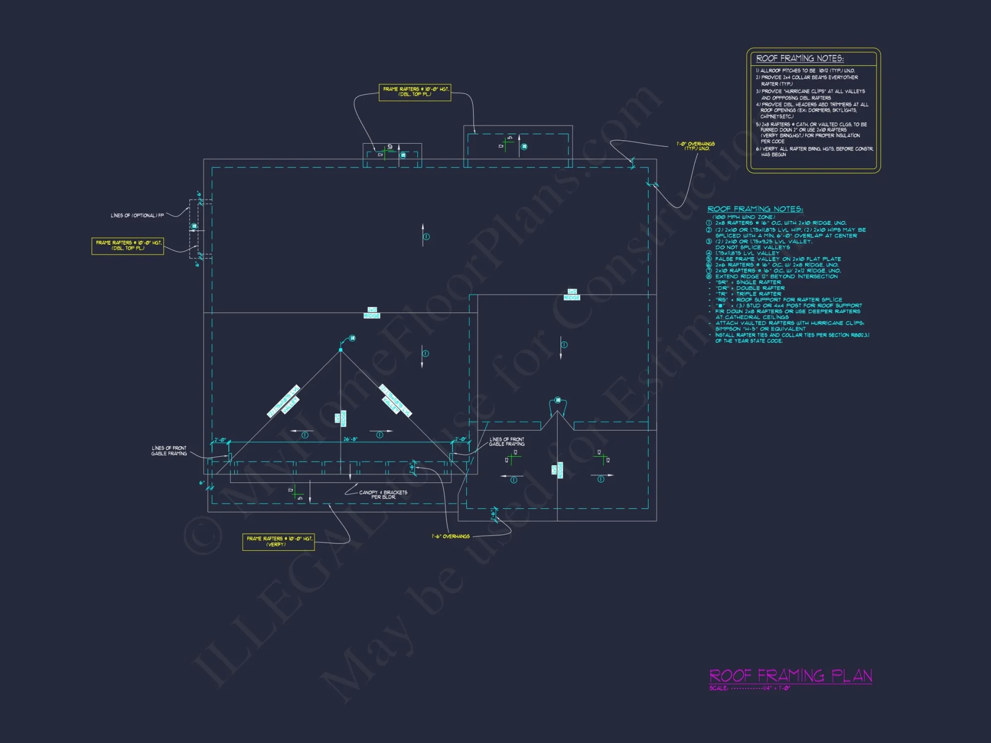 Modern 3 Story house Plan with CAD Designs & Blueprints
