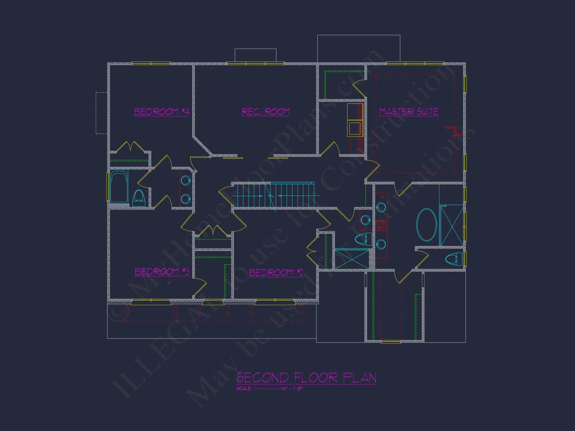 Modern 3 Story house Plan with CAD Designs & Blueprints