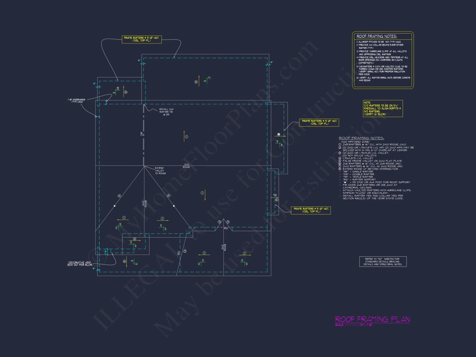 Elegant house Plan with 2 Floors, CAD Blueprint & Design Details