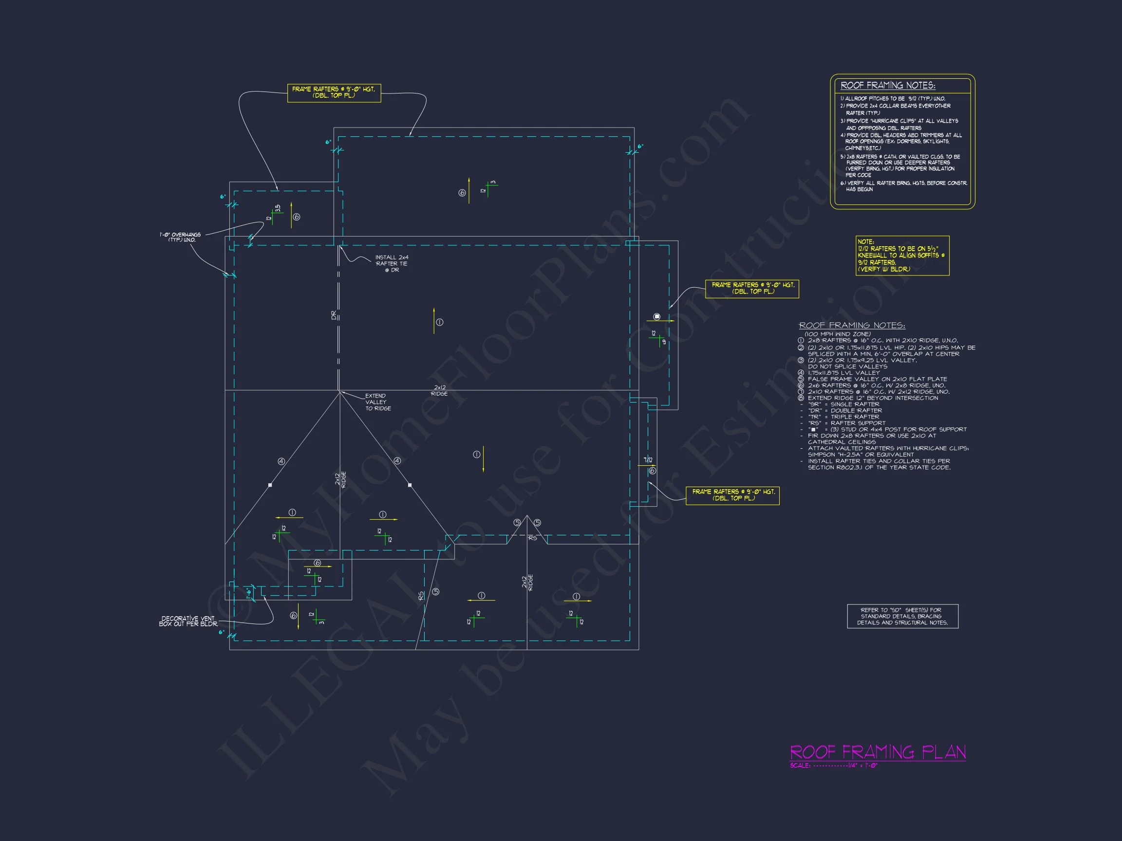 Elegant house Plan with 2 Floors, CAD Blueprint & Design Details