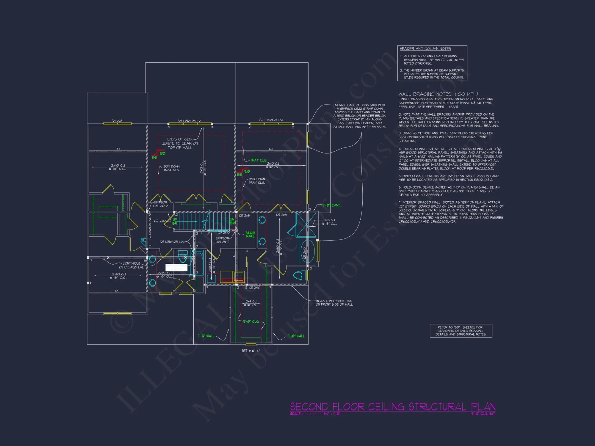 Elegant house Plan with 2 Floors, CAD Blueprint & Design Details