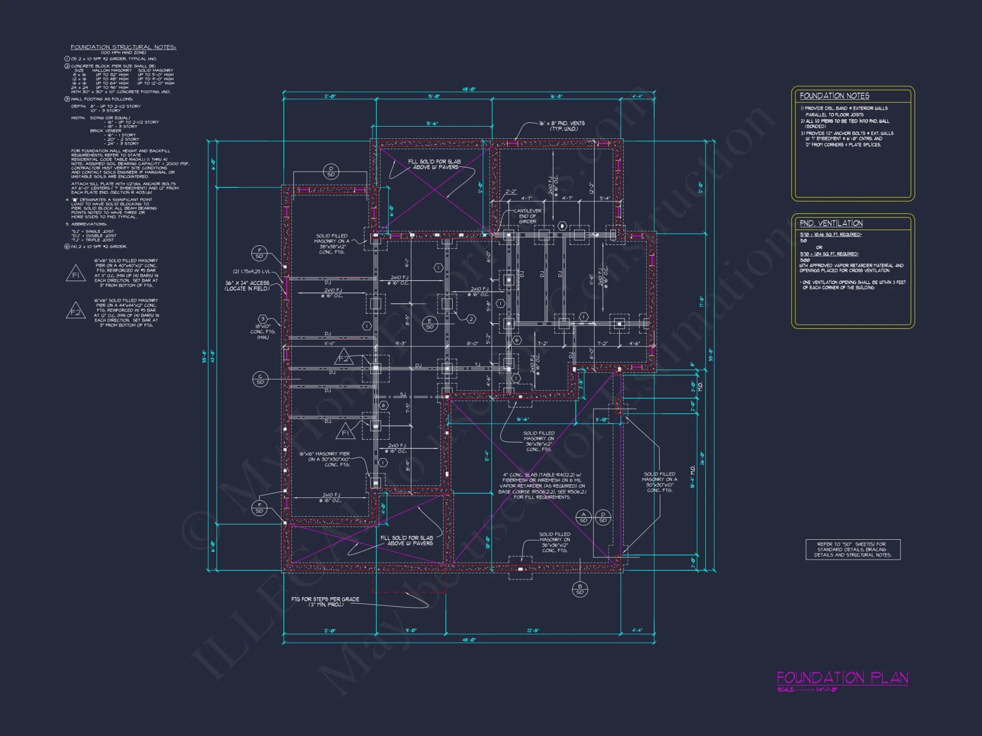 Elegant house Plan with 2 Floors, CAD Blueprint & Design Details