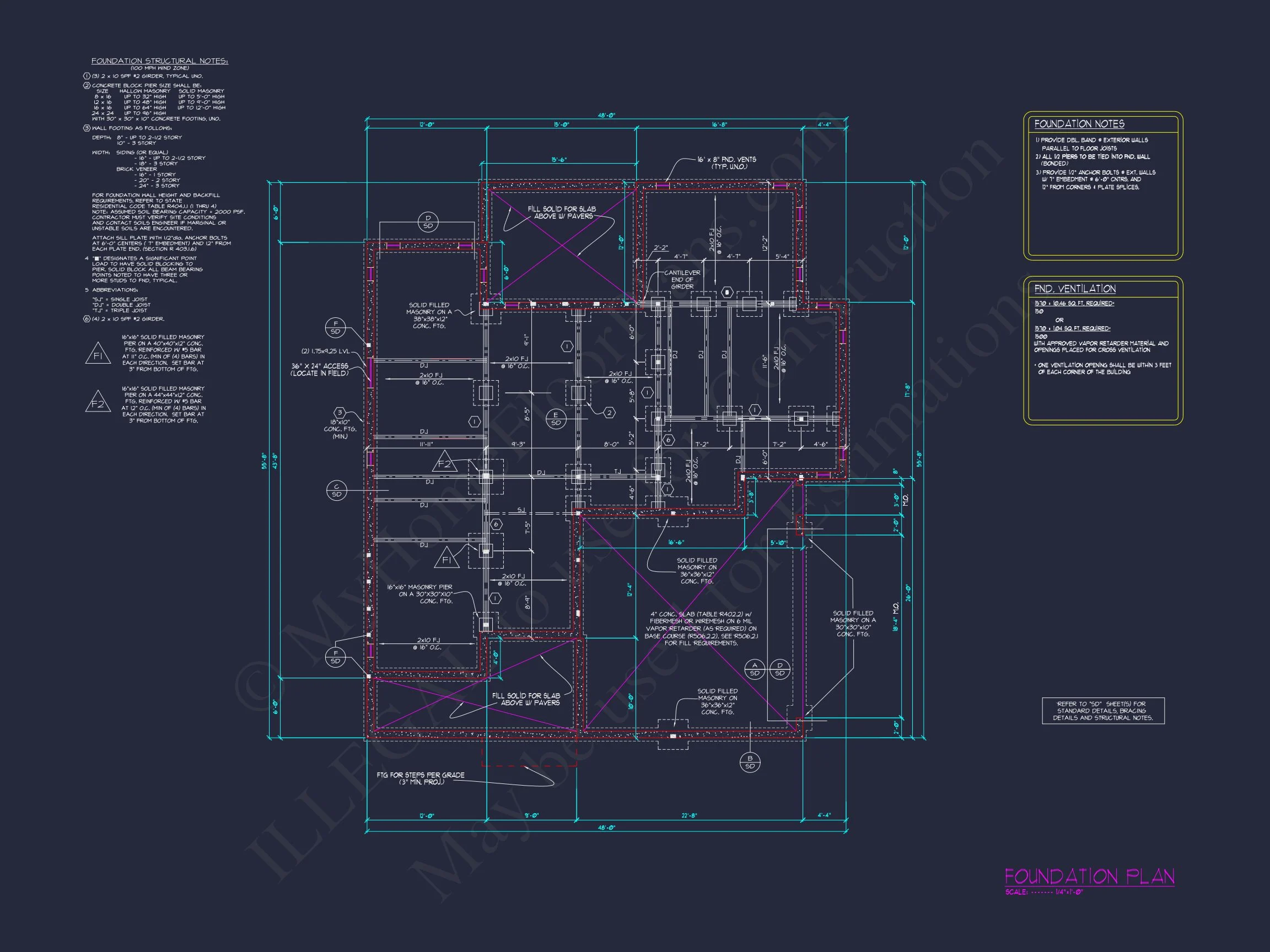 Elegant house Plan with 2 Floors, CAD Blueprint & Design Details