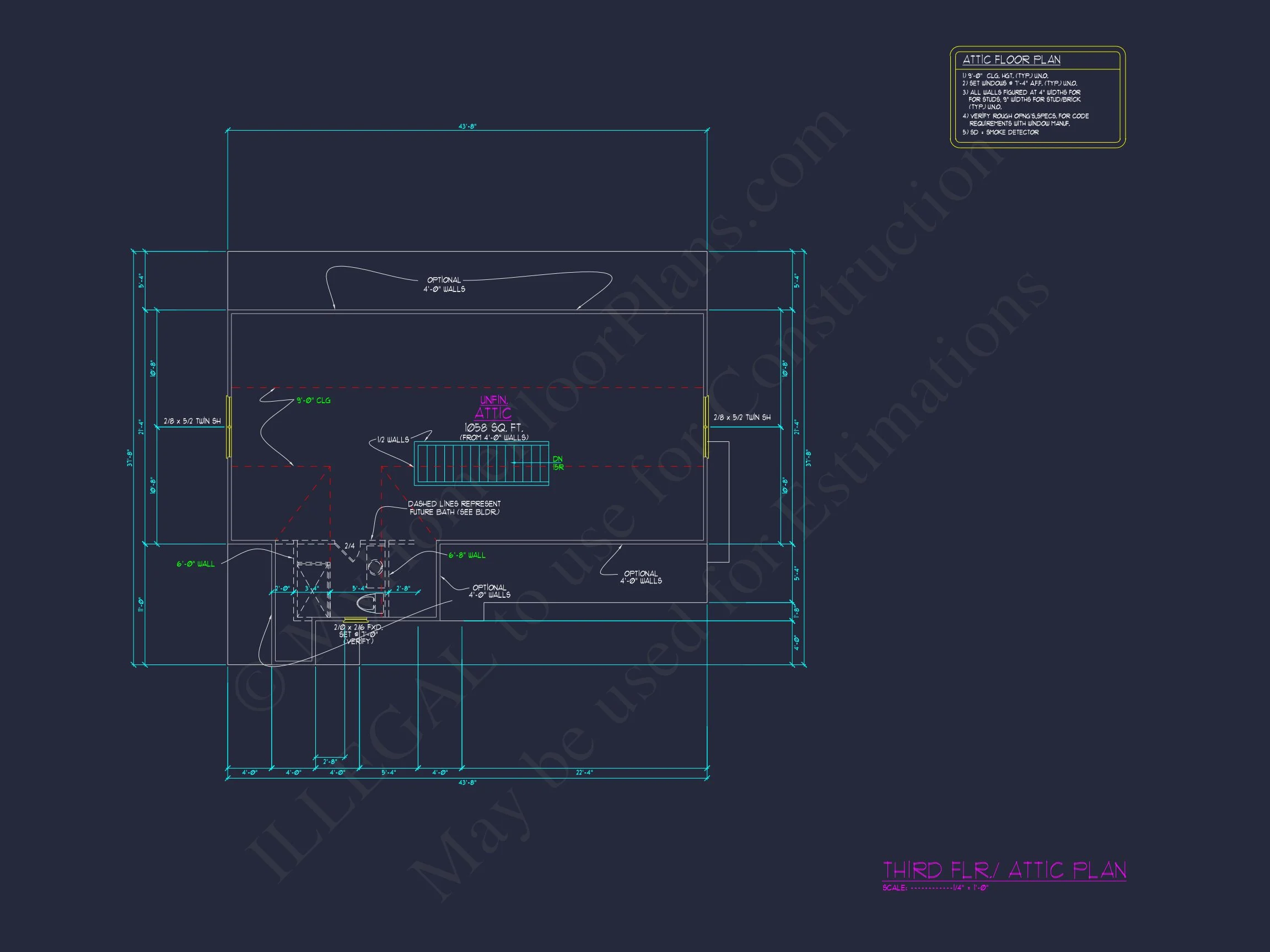 Elegant house Plan with 2 Floors, CAD Blueprint & Design Details