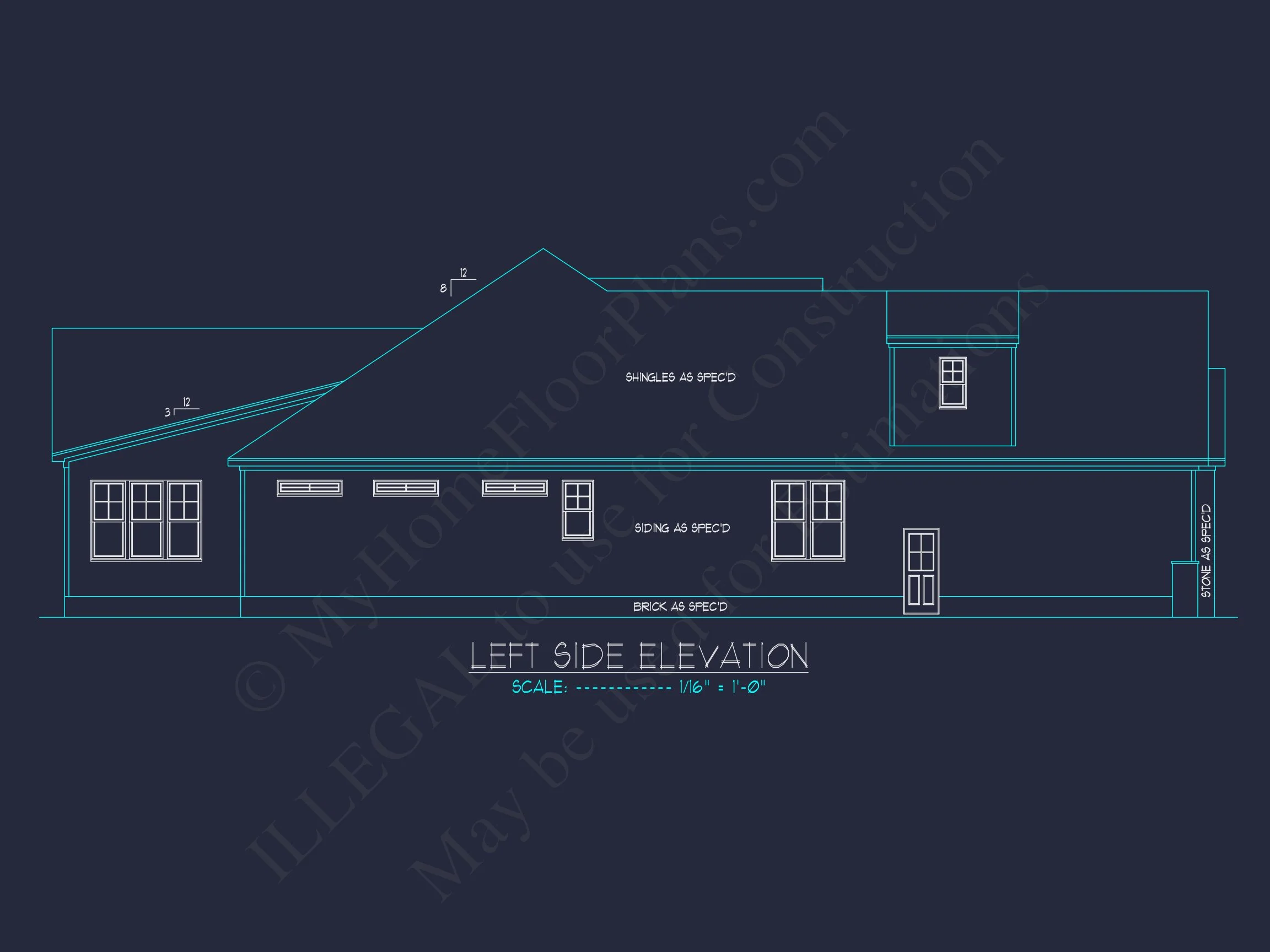 Custom house Plan with Stunning Floor Plan and CAD Designs
