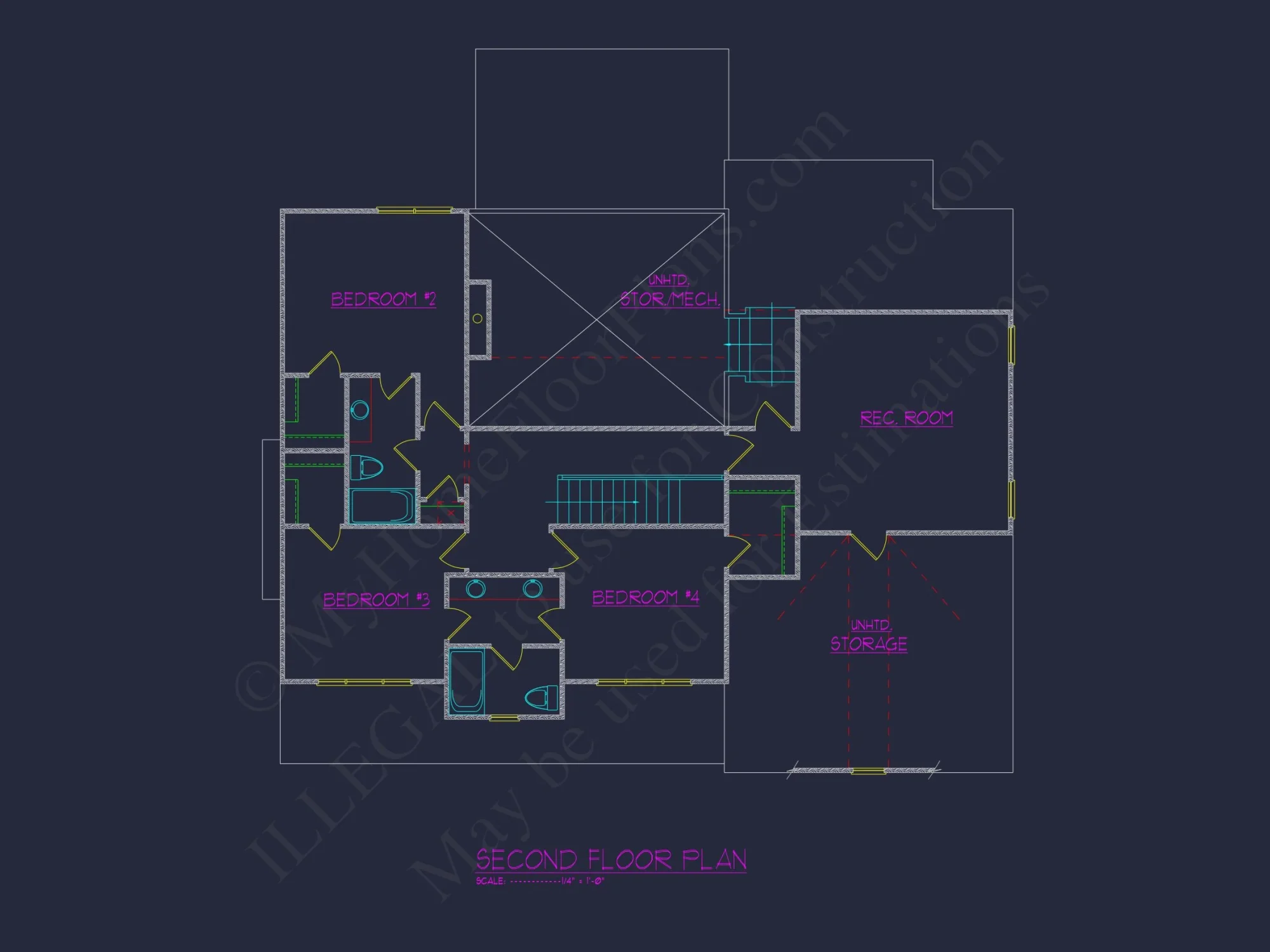 Elegant house Plan with Stunning 2-Floor CAD Designs