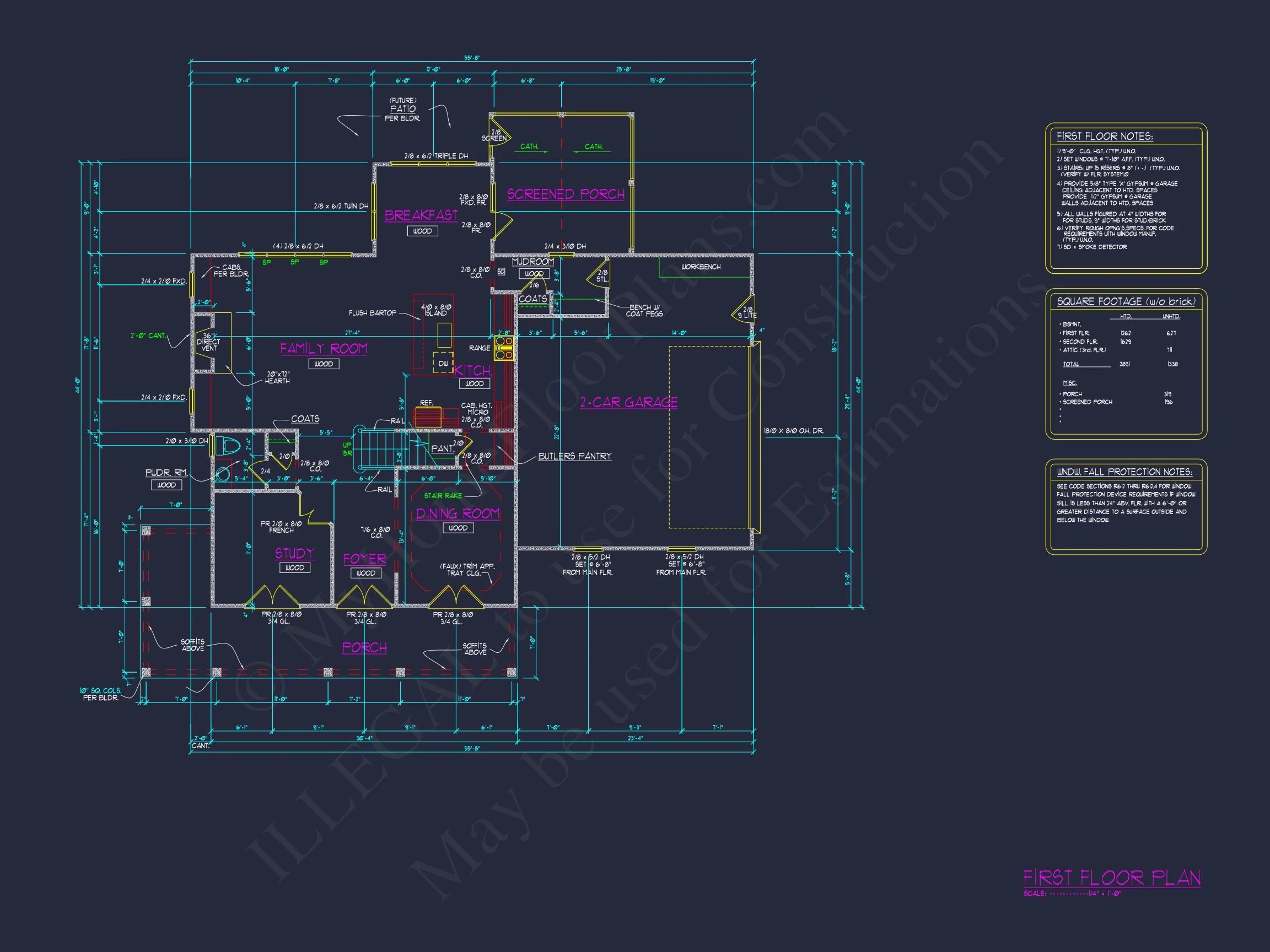 17-2027 HOUSE PLAN - Crafted House Plan with Detailed Floor Plan and Designs by CAD 8 Crafted house Plan with Detailed Floor Plan and Designs by CAD