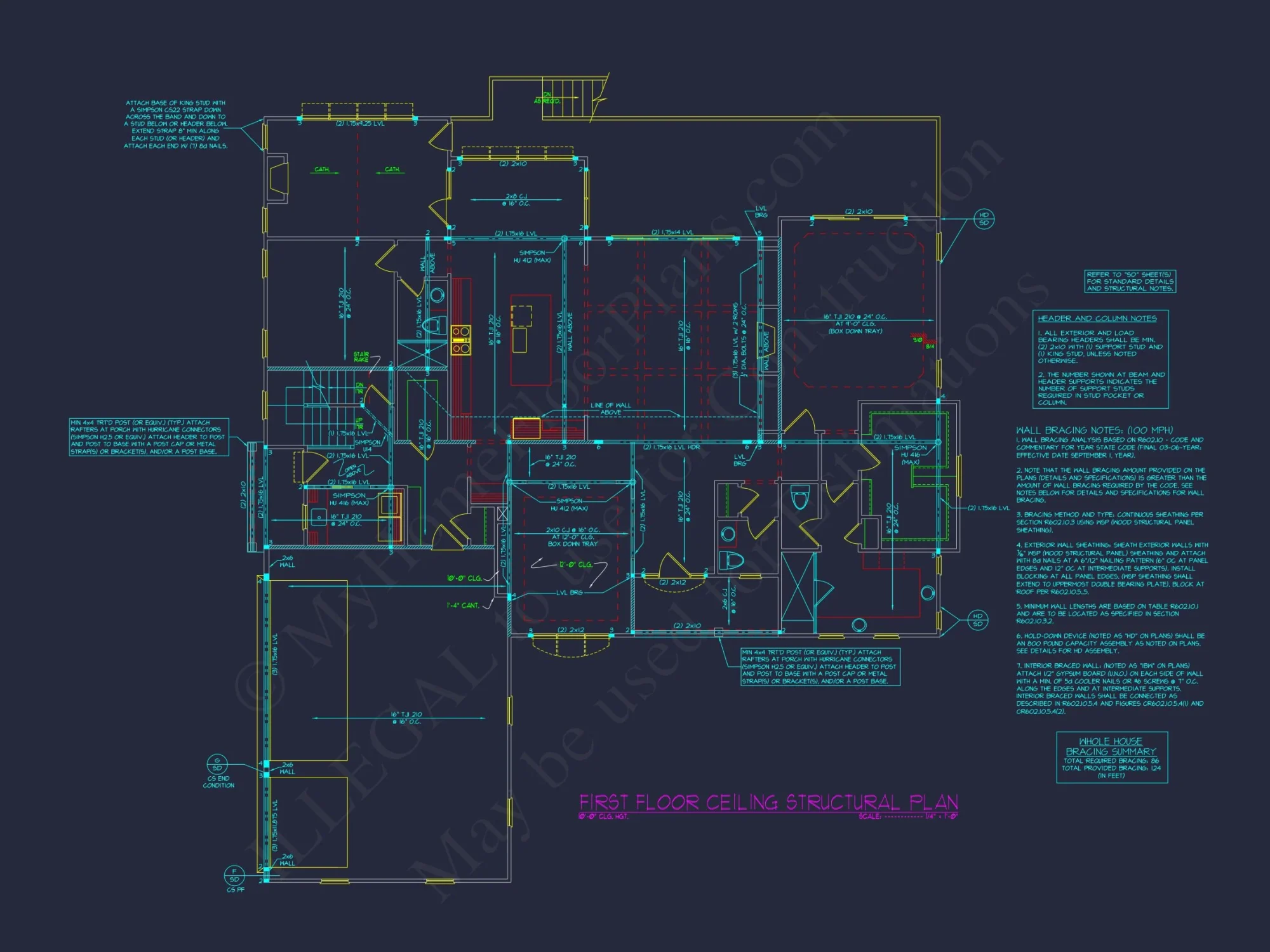 Craftsman house Plan with Spacious Floor Plan and CAD Designs