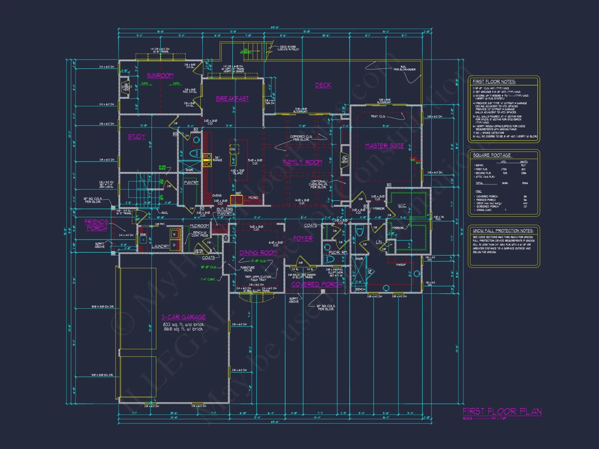 Craftsman house Plan with Spacious Floor Plan and CAD Designs
