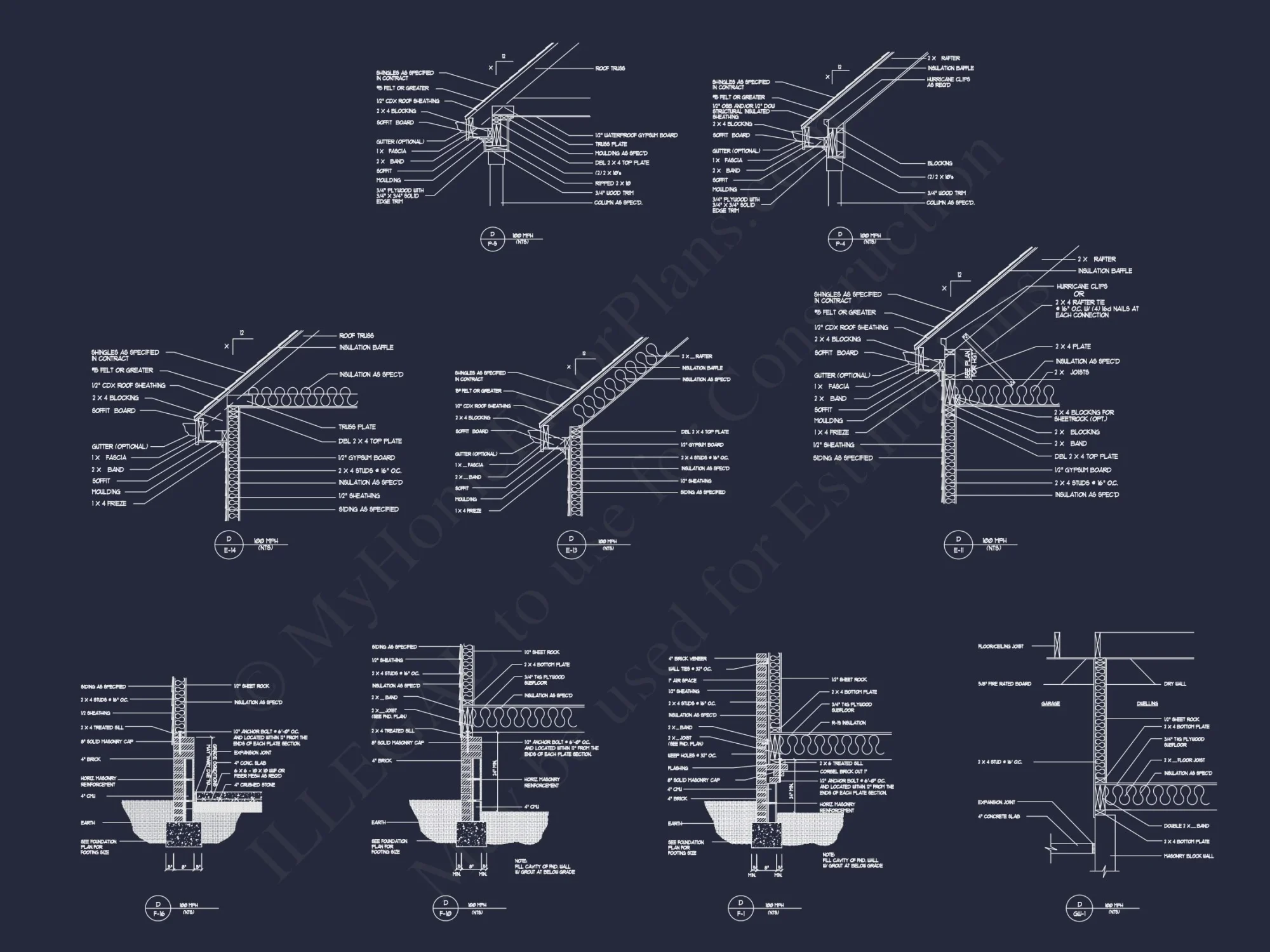 Tudor house Floor Plan with CAD Designs and 2 Stories