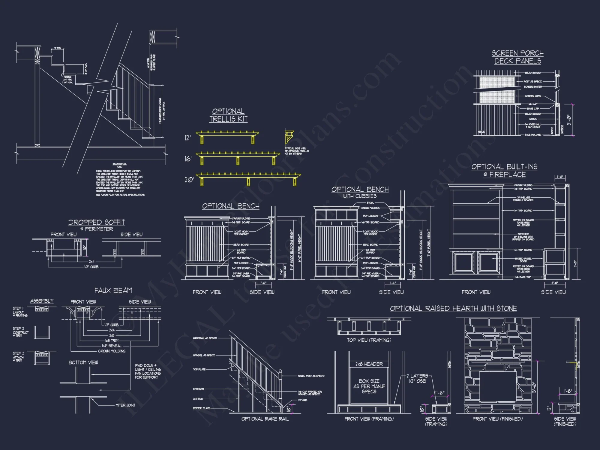 Tudor house Floor Plan with CAD Designs and 2 Stories