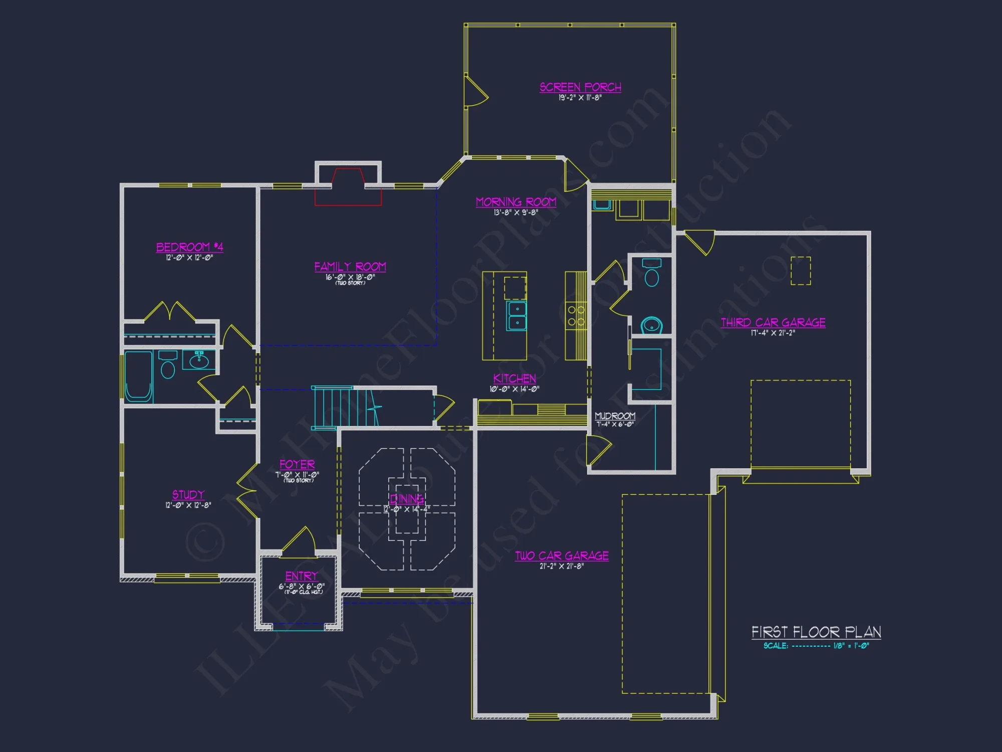 Tudor house Floor Plan with CAD Designs and 2 Stories
