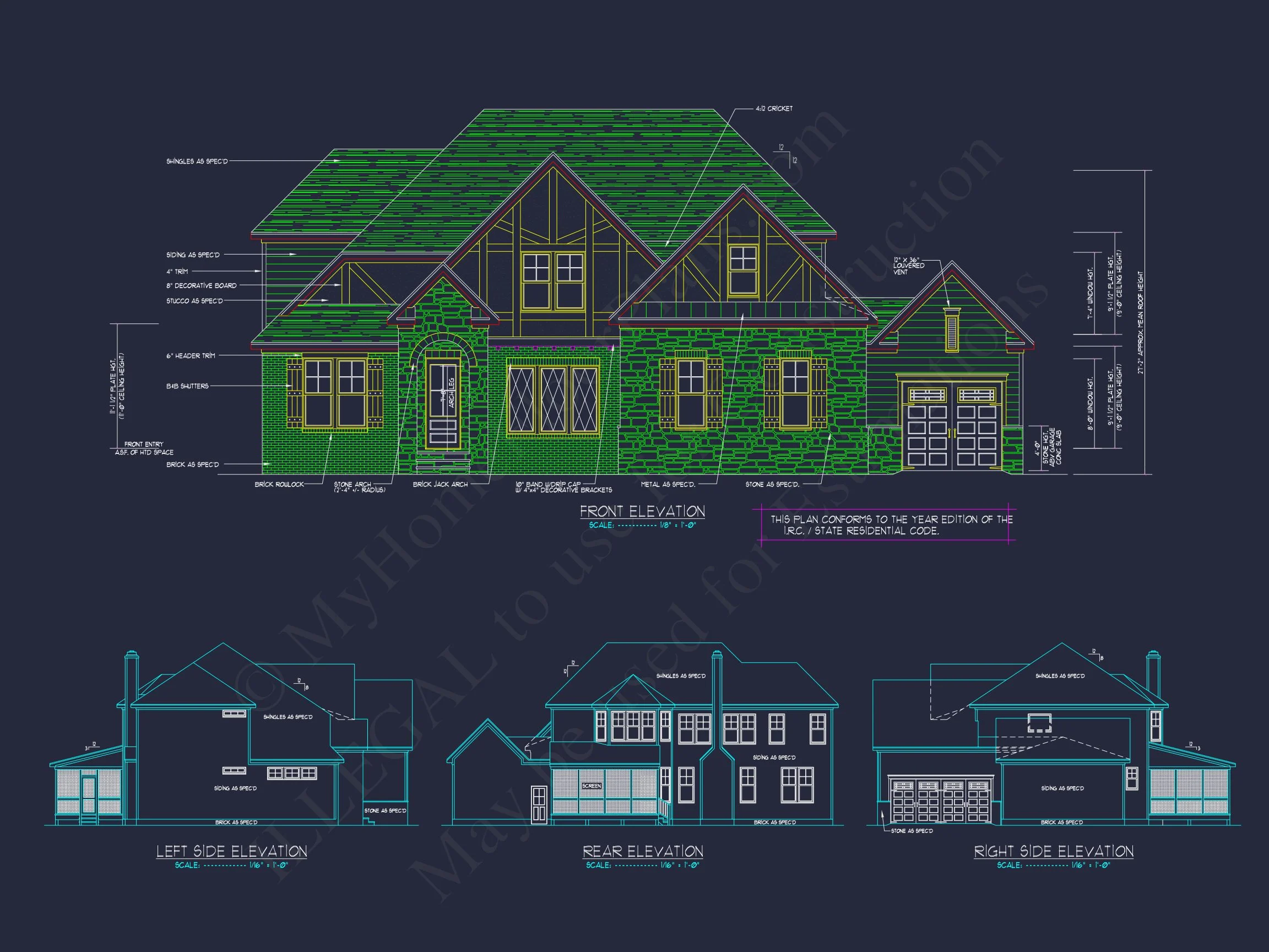 17-2007 HOUSE PLAN - Tudor House Floor Plan with CAD Designs and 2 Stories 10 Tudor house Floor Plan with CAD Designs and 2 Stories