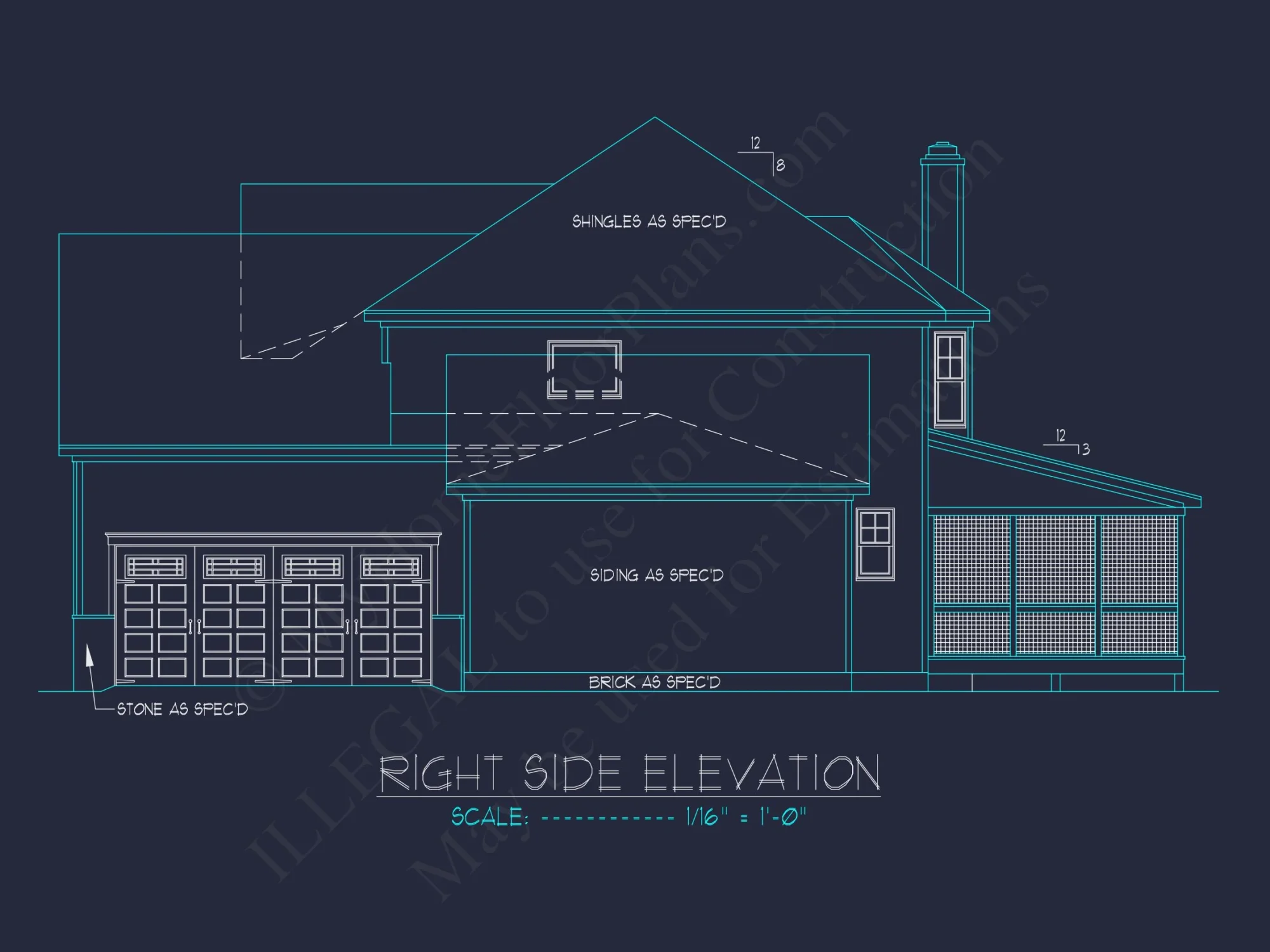Tudor house Floor Plan with CAD Designs and 2 Stories