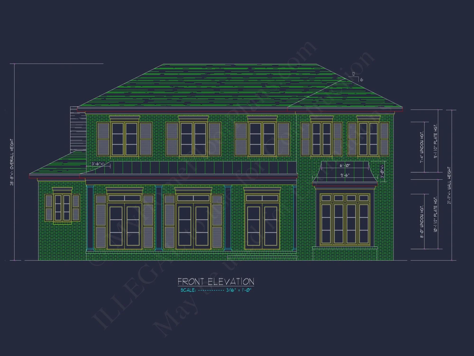 Elegant house Plan with 2 Story Floor Plans