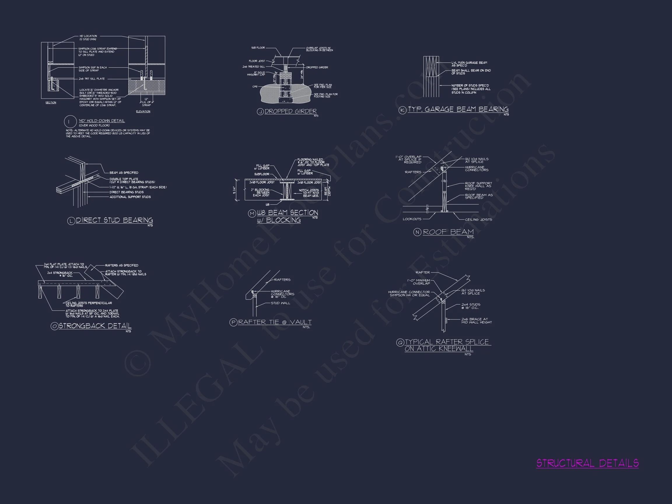 Graceful 2-Story house Plan with Architectural CAD Blueprint Designs