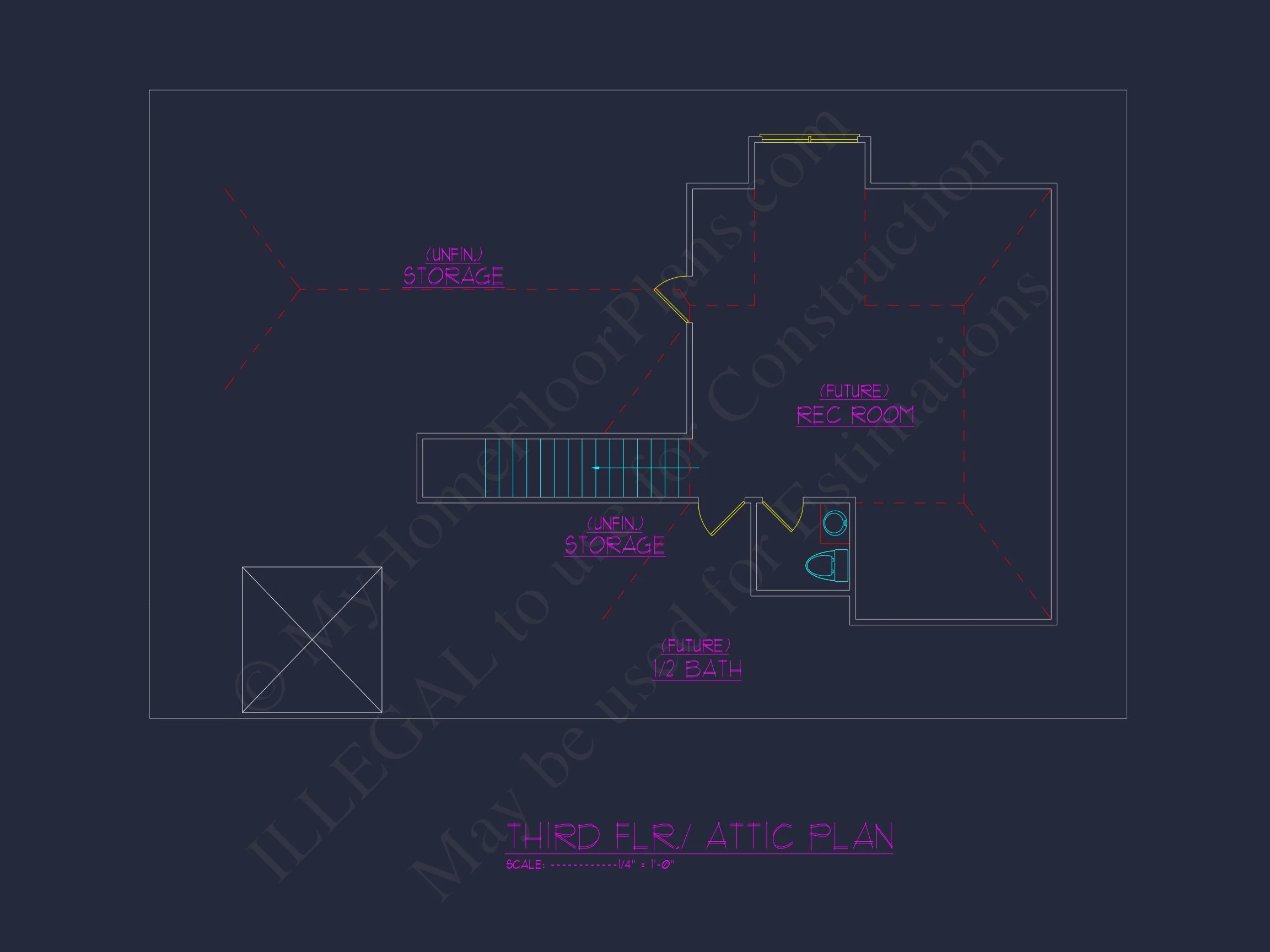 Graceful 2-Story house Plan with Architectural CAD Blueprint Designs