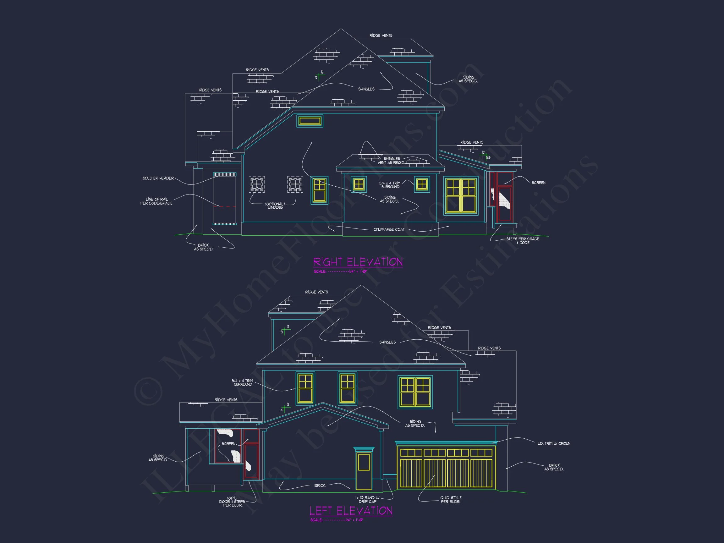 Modern Craftsman house Plan: Sleek Floor Plan with Timeless Designs