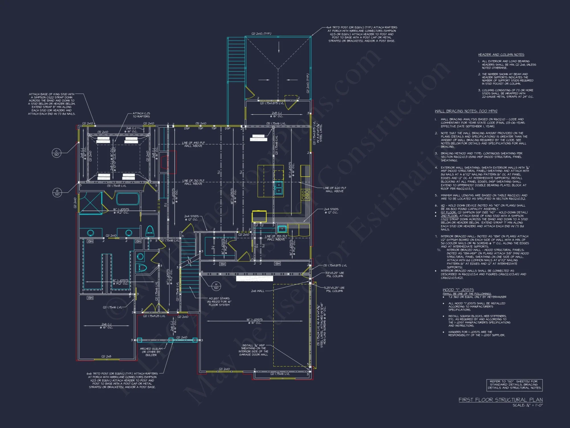 Explore Stunning house Plan Designs with 2-Story CAD Blueprints