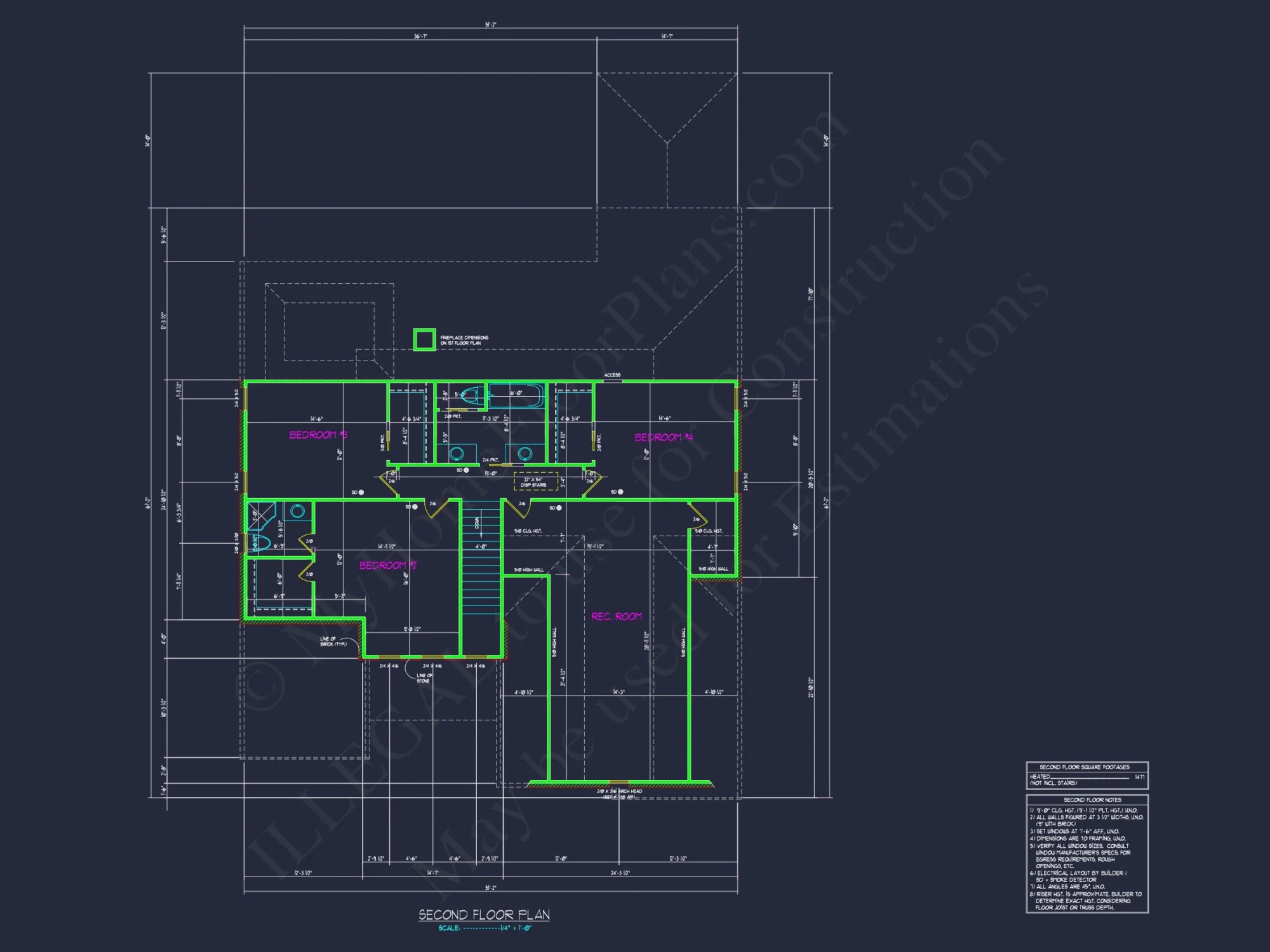 Explore Stunning house Plan Designs with 2-Story CAD Blueprints