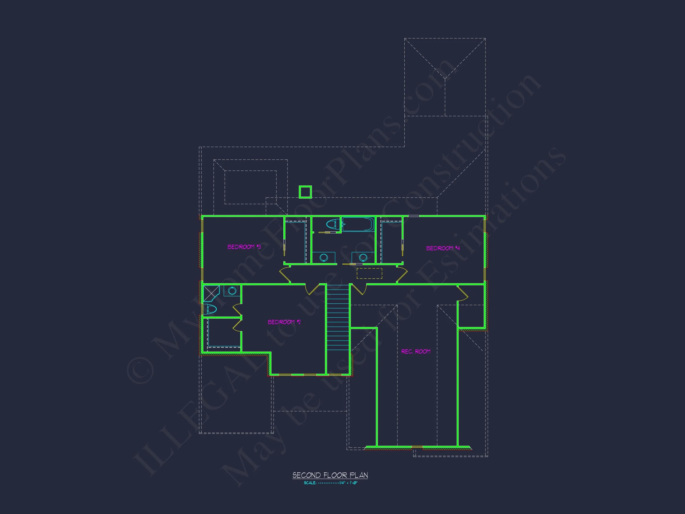 17-1784 HOUSE PLAN - Explore Stunning House Plan Designs with 2-Story CAD Blueprints 6 Explore Stunning house Plan Designs with 2-Story CAD Blueprints